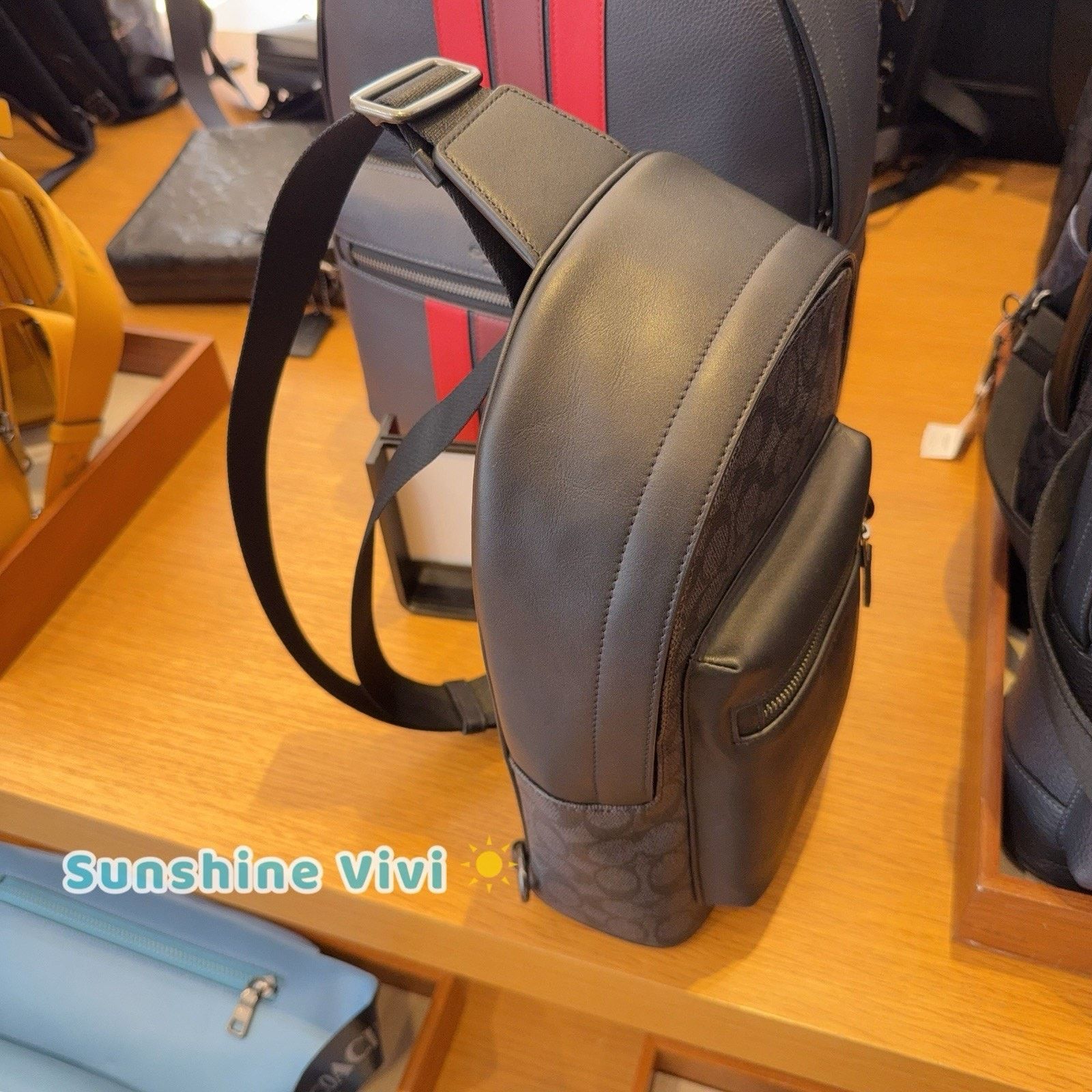 Coach NWT Coach Men's West Pack CV924 Gunmetal/Charcoal/Black Size ONE SIZE - 2 Thumbnail