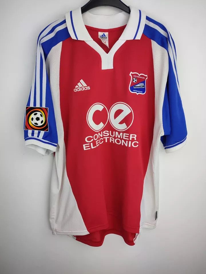 Adidas Spvgg Unterhaching home 2000-02 #Schuiteman Matchworn Size US XL / EU 56 / 4 - 1 Thumbnail