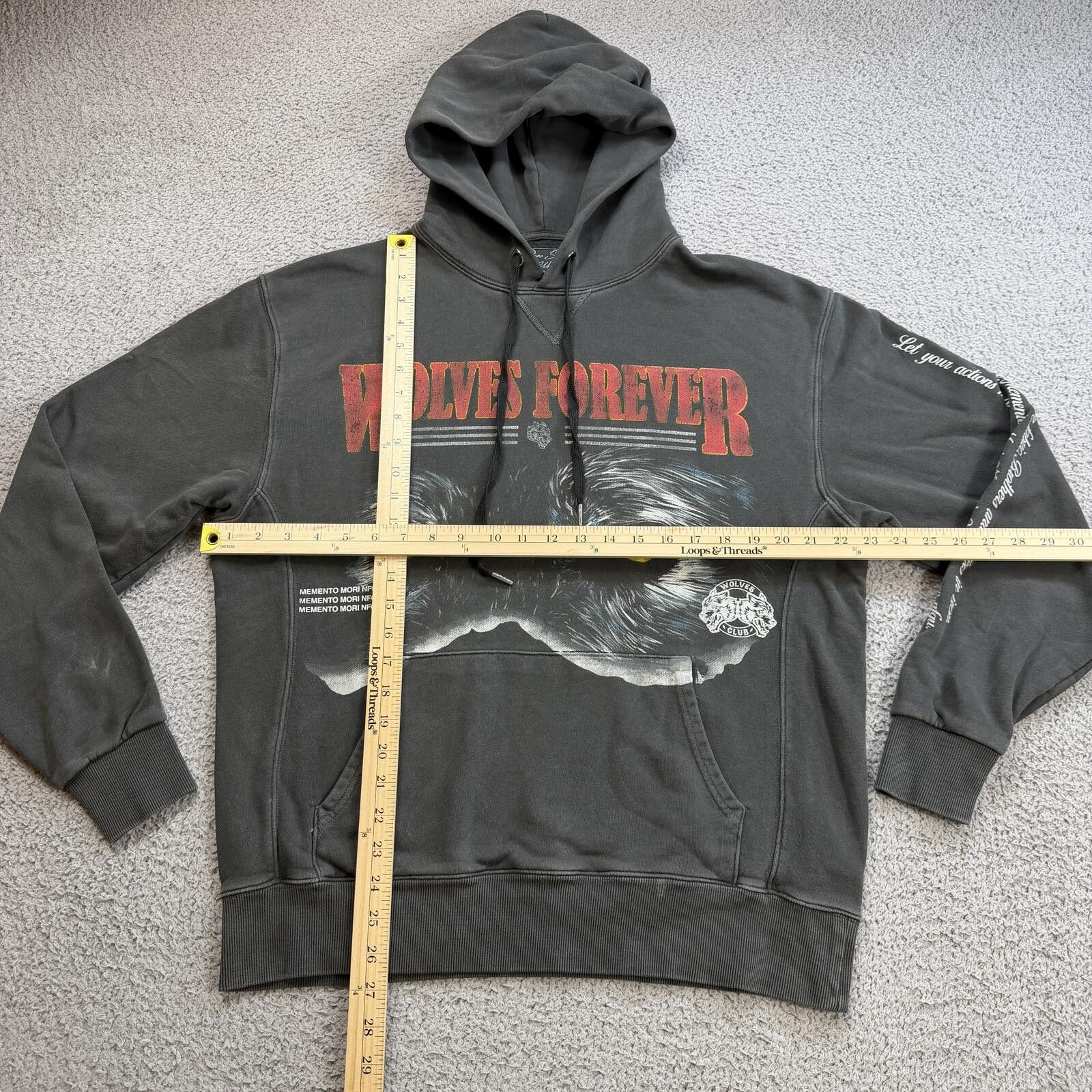 Darc Sport Darc Sport Wolves Forever Hoodie M Black Gym Wolf Sweatshirt Size US M / EU 48-50 / 2 - 4 Thumbnail