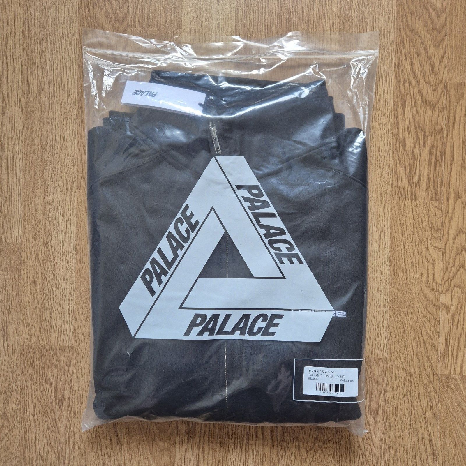 Palace Polyknit Track Jacket Black XL SS24 - www.joarbit.com