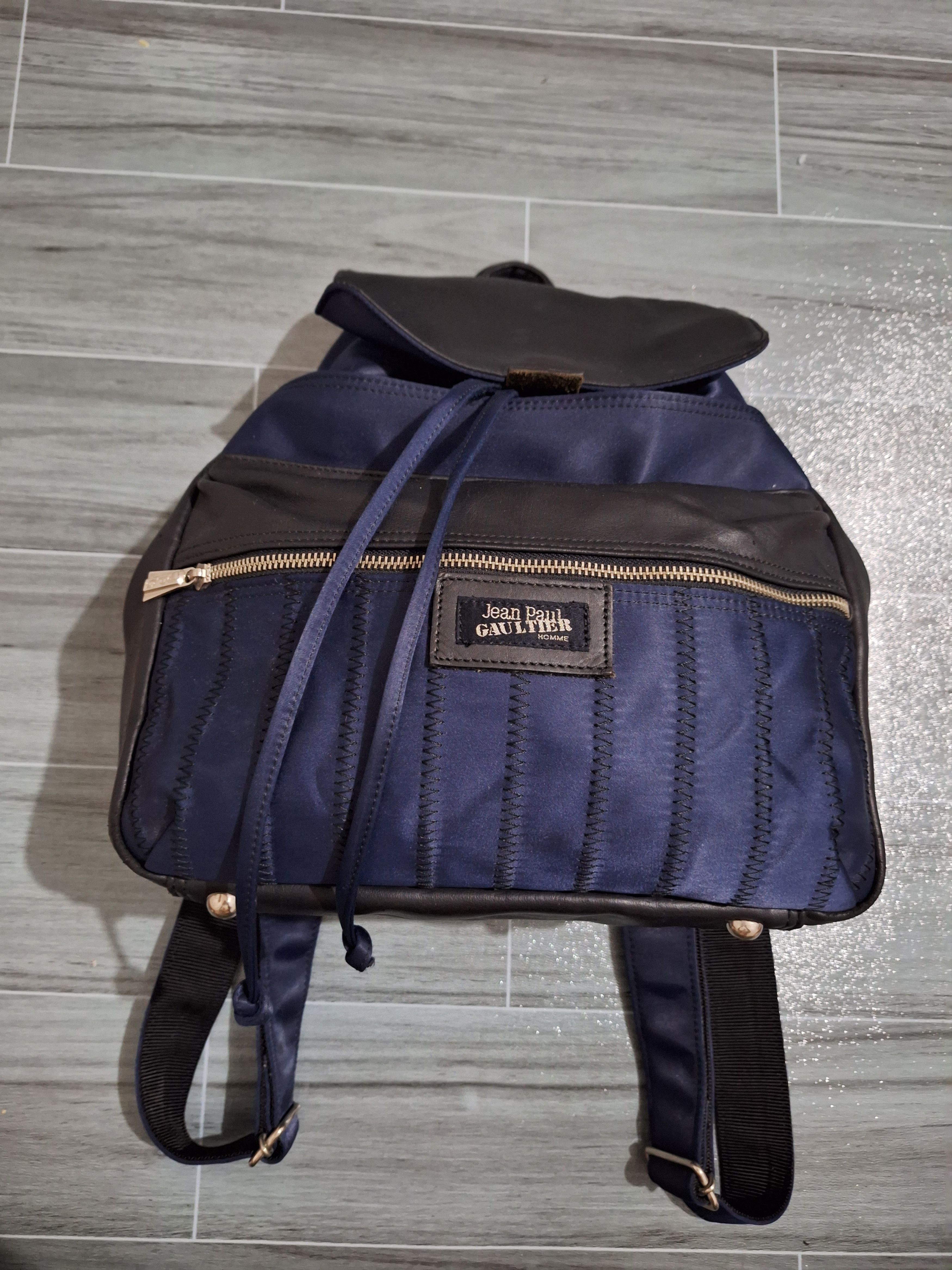 Jean Paul Gaultier JEAN PAUL GAULTIER - HOMME - Nylon/Leather Backpack Size ONE SIZE - 1 Thumbnail