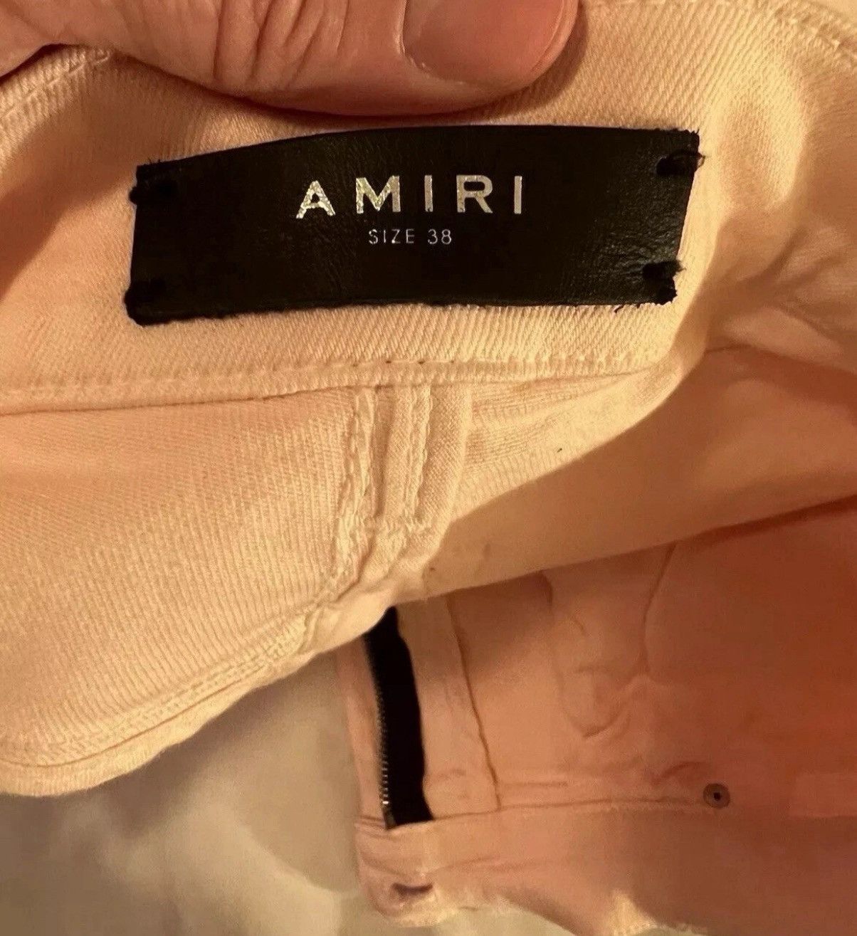 Amiri Amiri Pink MX1 Jeans (sz 38 US) Size US 38 / EU 54 - 10 Thumbnail