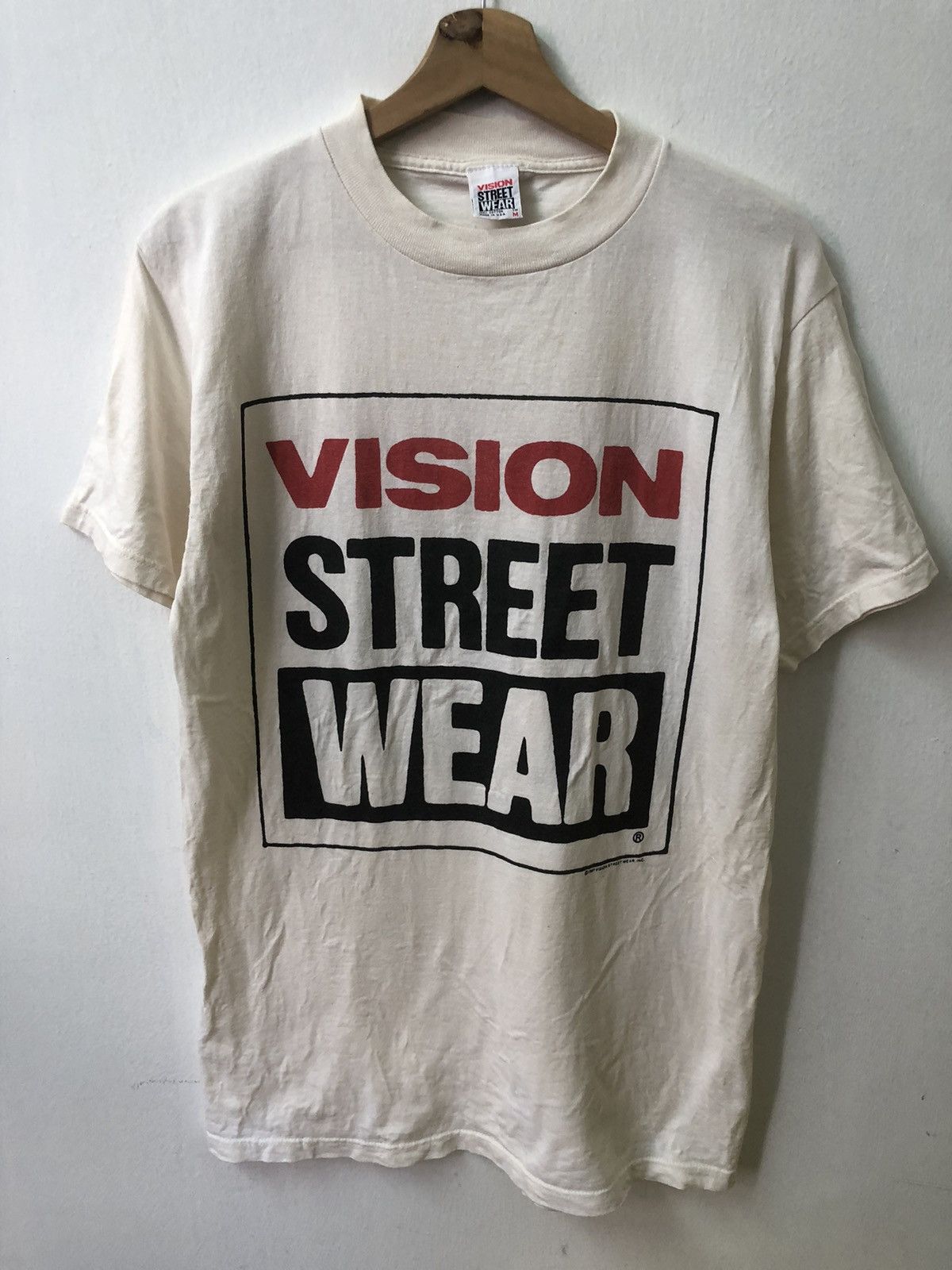 Vintage Late 80s Skate Vision Street Wear Tee
