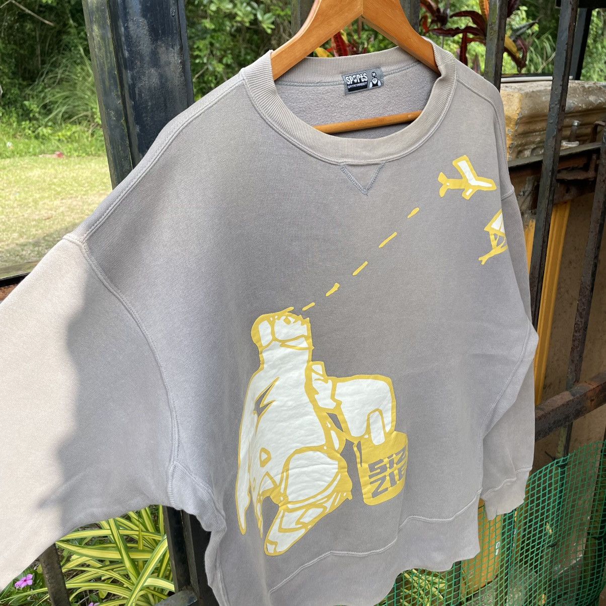 Welcome Skateboards 🔥Vintage 90s Sports Hip Hop Skateboard Sun Faded Sweatshirts Size US XL / EU 56 / 4 - 6 Thumbnail
