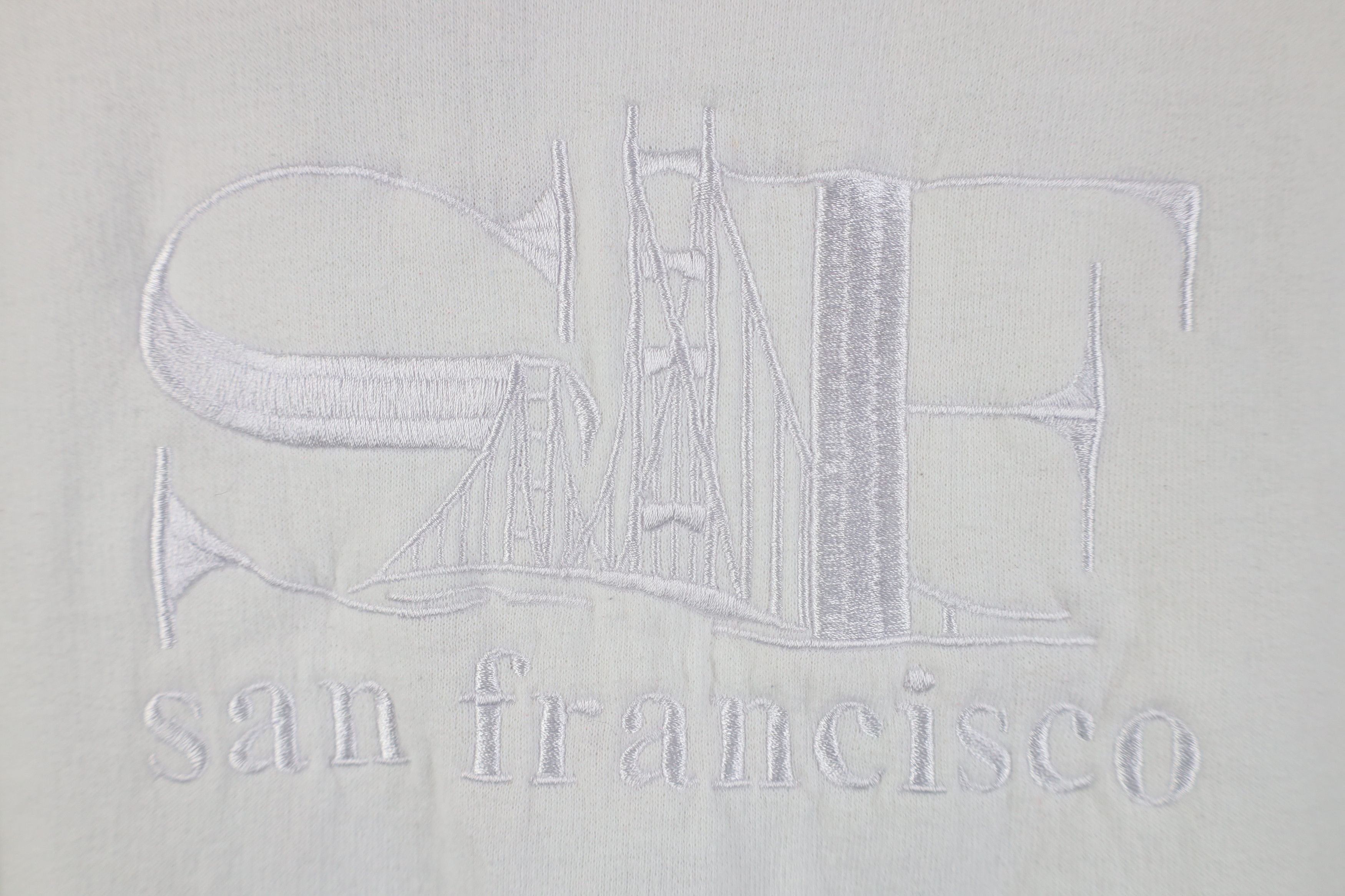 Vintage Vintage 90s Streetwear Francisco California Sweatshirt Size XL / US 12-14 / IT 48-50 - 4 Thumbnail
