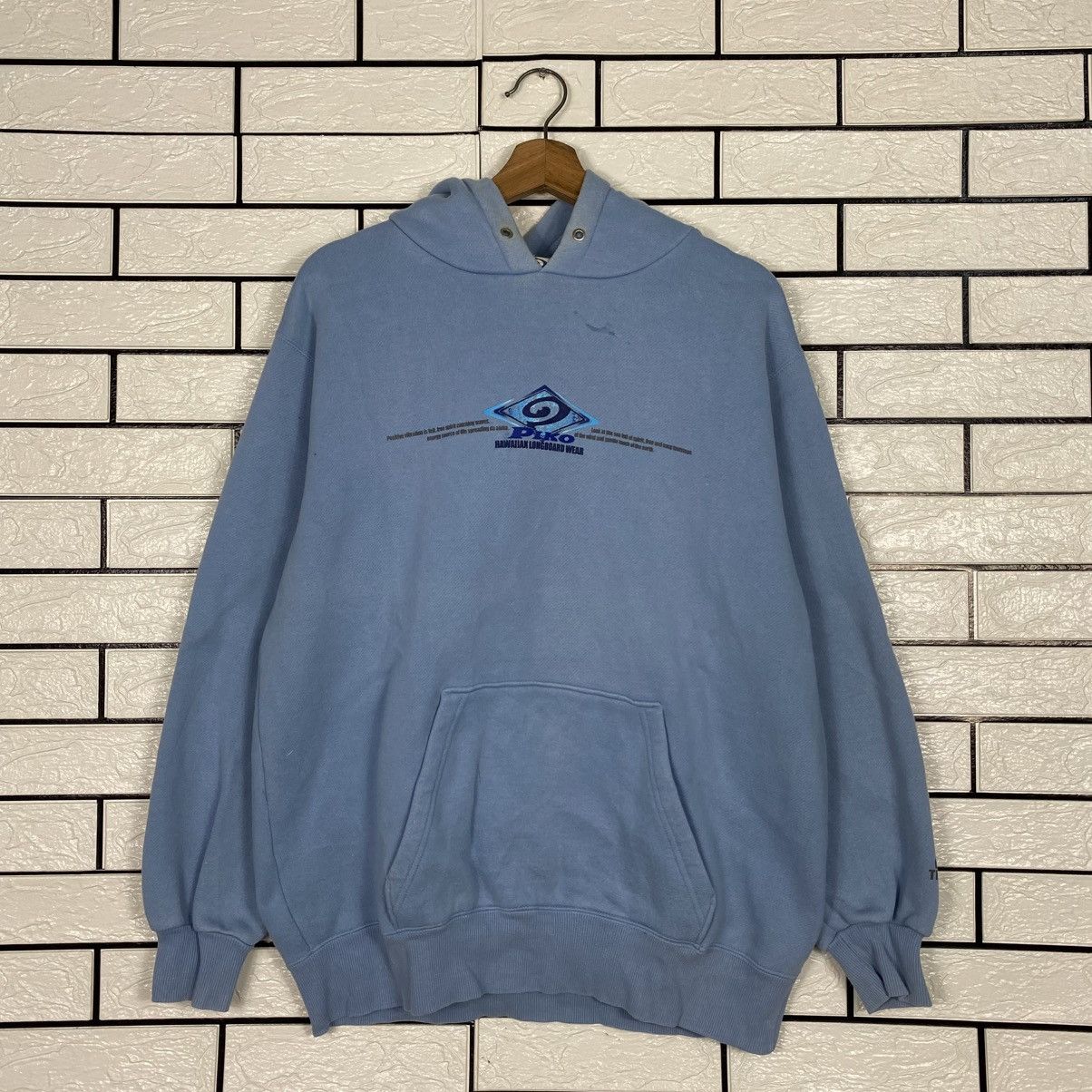 Japanese Brand 📌Vintage Hoodie Pull Over Piko Hawaii big Logo Size US L / EU 52-54 / 3 - 15 Thumbnail