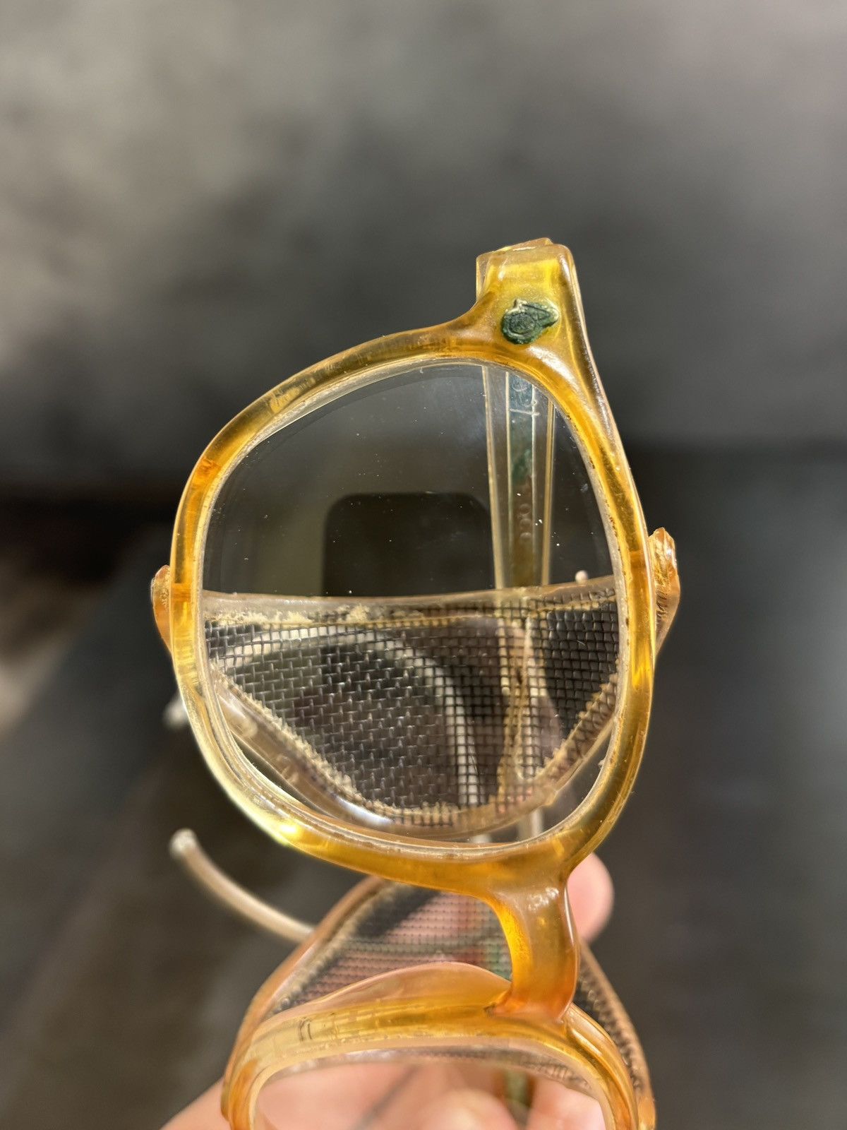 American Optical 1940s American Optical Safety Glasses WW2 Vintage Eye Frames Size ONE SIZE - 10 Thumbnail