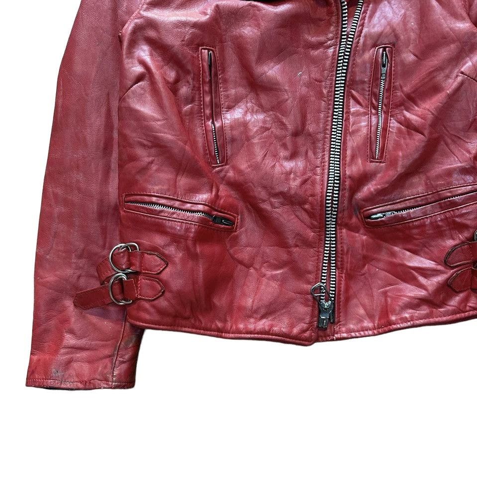 Branded Leather Vtg Branded Garments Double Collar Leather Jacket Size US S / EU 44-46 / 1 - 5 Thumbnail