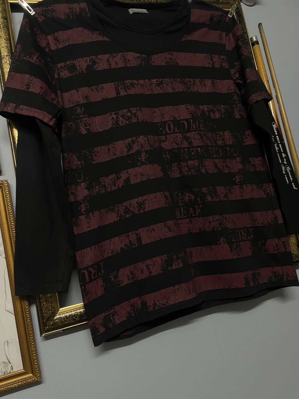 Designer × Japanese Brand × Vintage Vintage 90s Japan Designer Louis Charlon Punk Mass Media Tee Size US L / EU 52-54 / 3 - 4 Thumbnail