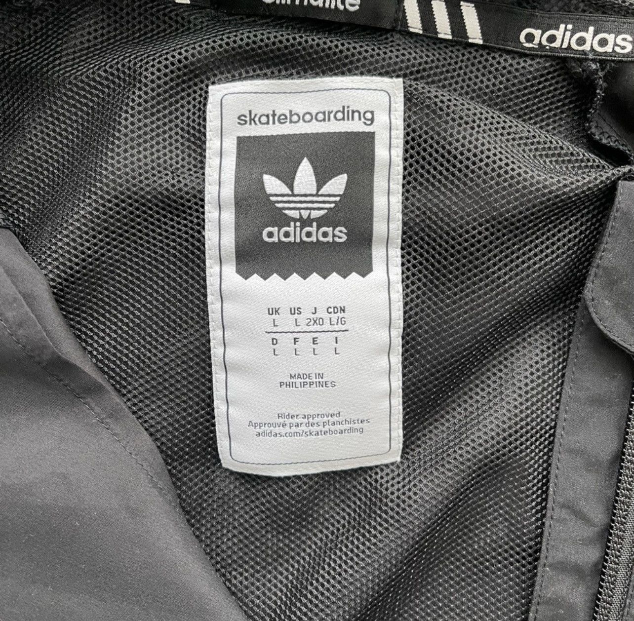 Adidas Adidas skateboarding windbreaker jacket Size US L / EU 52-54 / 3 - 4 Thumbnail