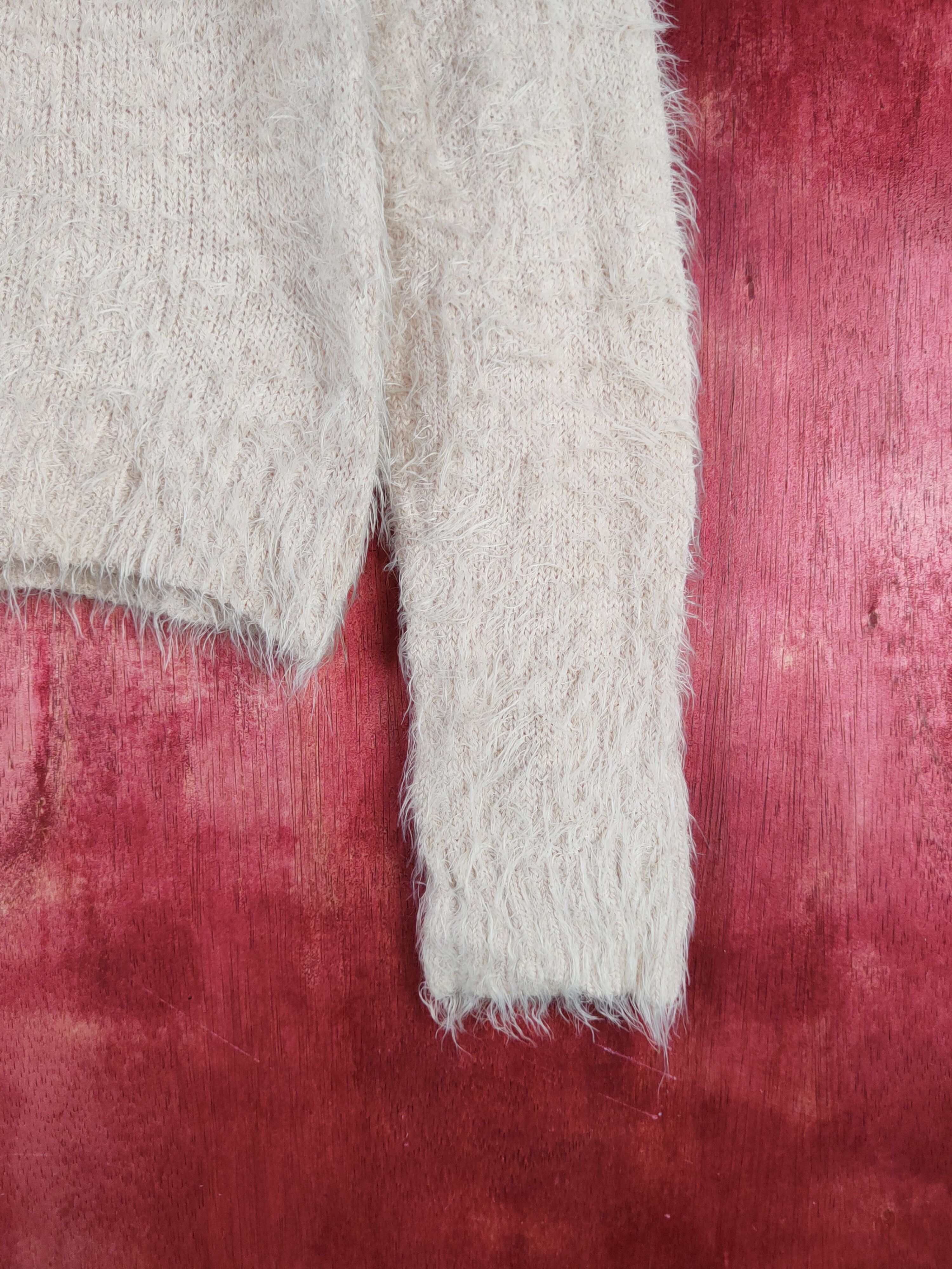 Japanese Brand × Vintage Vintage Artists Design Sorridere Peach Fur Mohair Knitwear Size M / US 6-8 / IT 42-44 - 6 Thumbnail