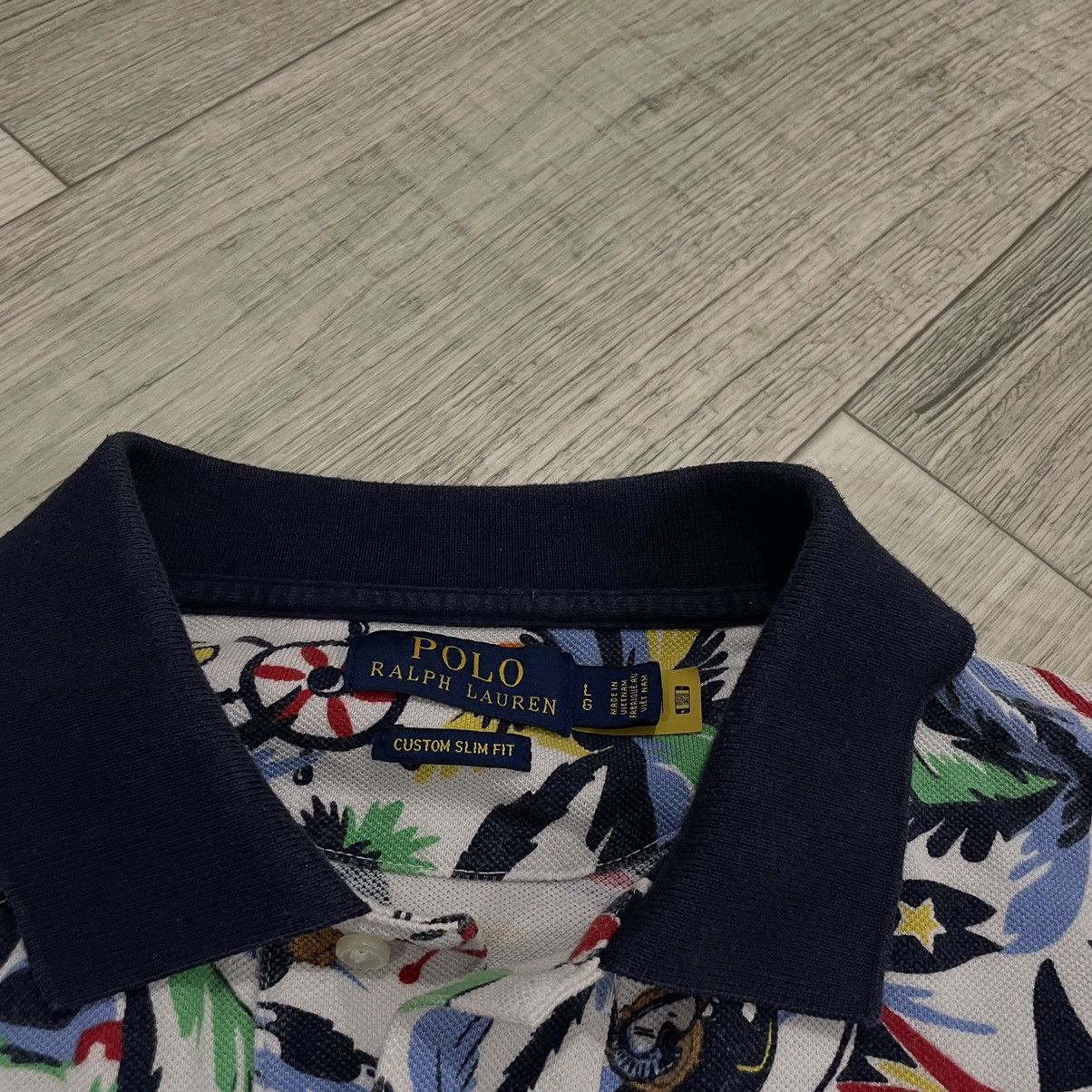 Polo Ralph Lauren × Vintage Tee shirt Polo Ralph Lauren CHIEF bear old money monogram Size US L / EU 52-54 / 3 - 2 Thumbnail