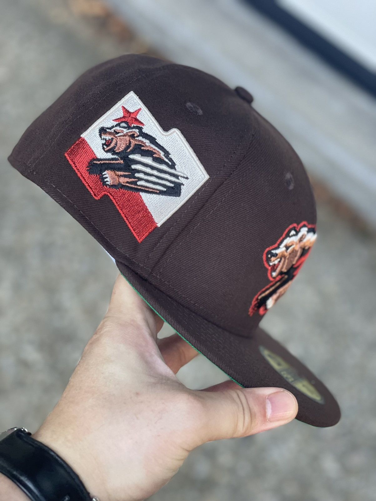 New Era × Topperz New Era 59fifty Fresno Grizzlies size 7 1/4 Size ONE SIZE - 3 Thumbnail
