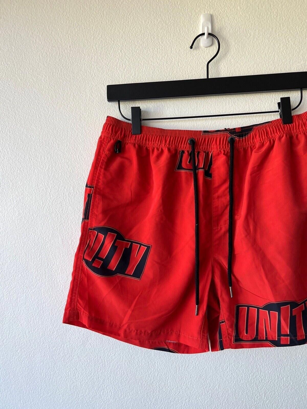 Ksubi new Ksubi mens medium m 32 34 shorts unity sign orange Size US 32 / EU 48 - 2 Thumbnail