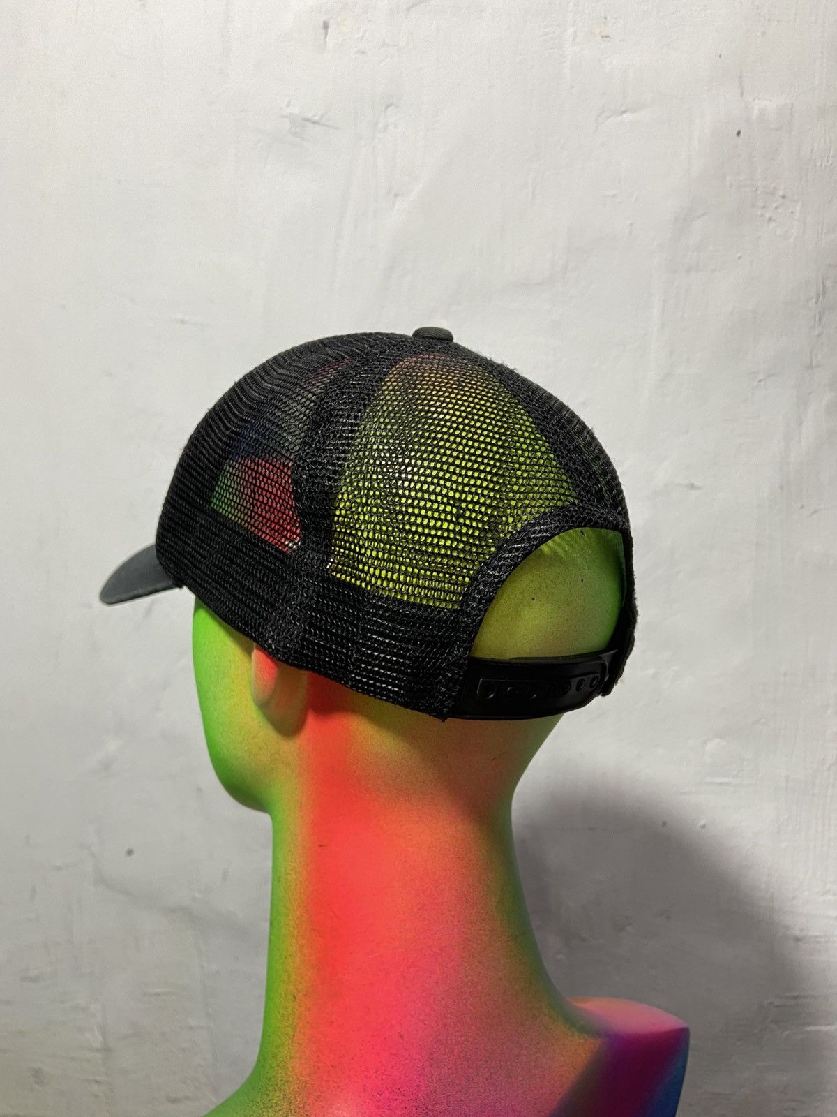 Yohji Yamamoto Yohji Yamamoto Trucker Cap Sun faded Black Size ONE SIZE - 17 Thumbnail