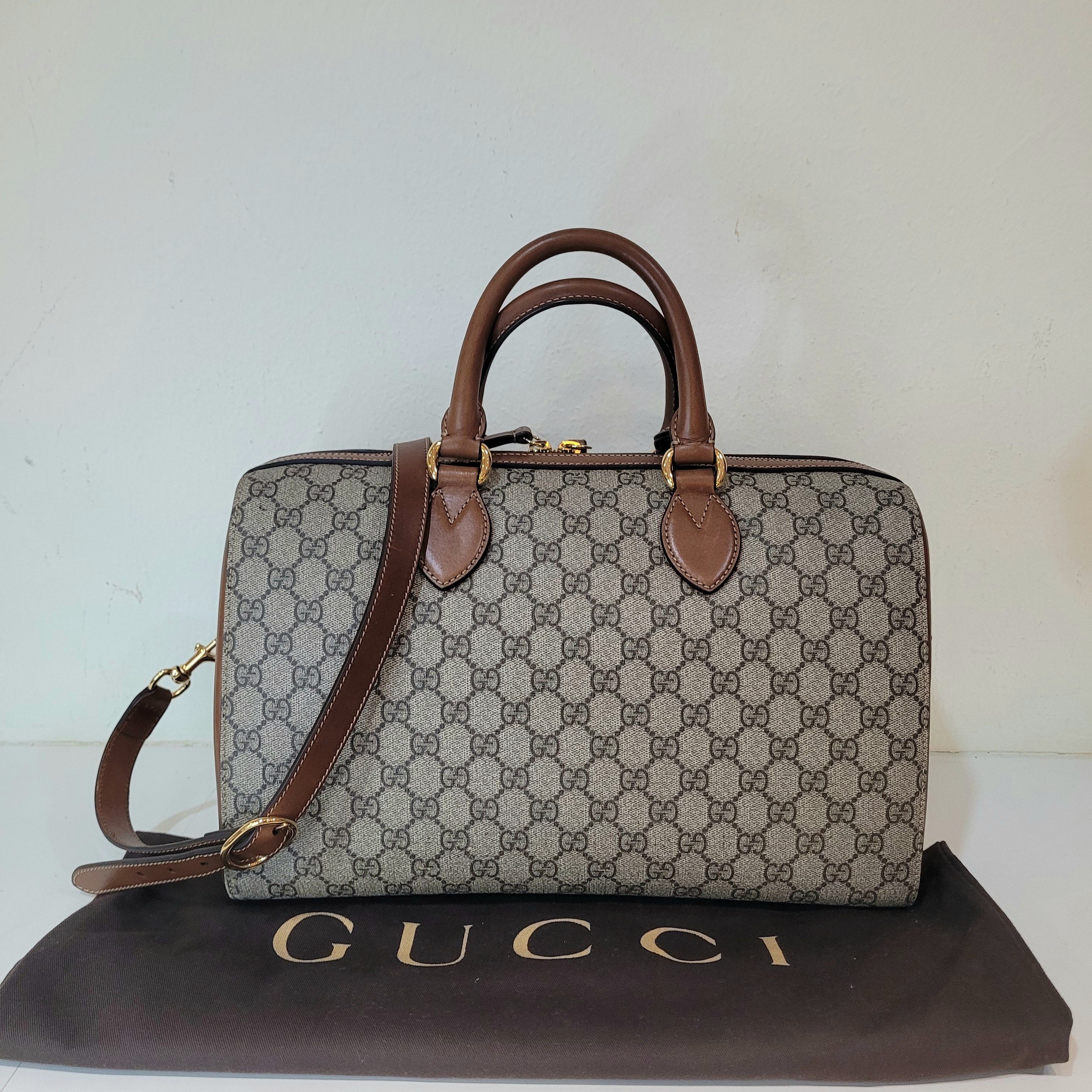 Gucci Gucci GG Supreme Boston Large Sling Crossbody Bag Size ONE SIZE - 2 Thumbnail