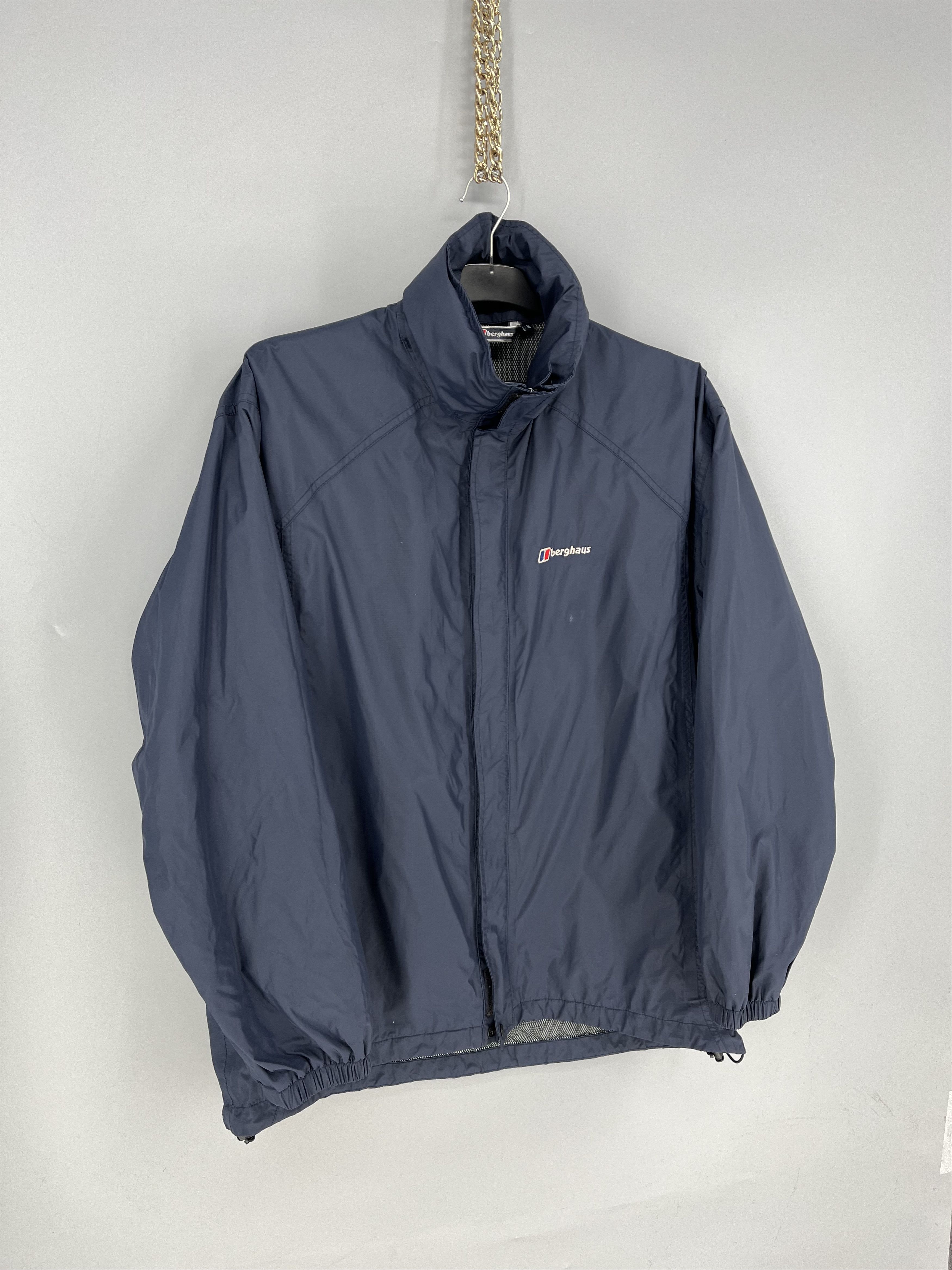 Berghaus Berghaus Aquafoil Waterproof Jacket Coat Blue Mens Size Size L / US 10 / IT 46 - 2 Thumbnail