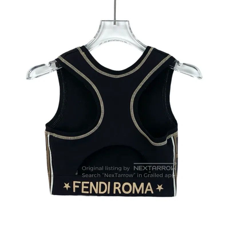 Fendi Fendi Colorblock Logo Monogram Sports Vest Size XS / US 0-2 / IT 36-38 - 2 Thumbnail
