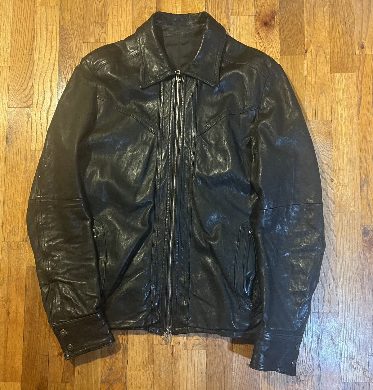 5351 POUR LES HOMMES 5351 Pour Les Hommes Leather Jacket Size US L / EU 52-54 / 3 - 1 Thumbnail