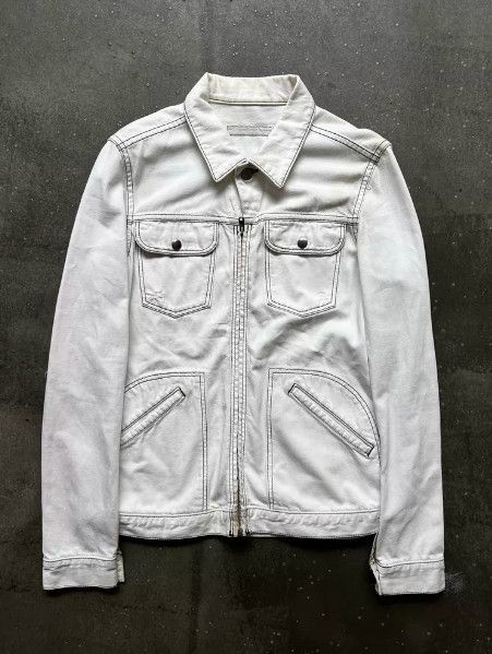 Number (N)ine Number (N)ine 2002SS Distressed Denim Jacket Size US S / EU 44-46 / 1 - 1 Thumbnail