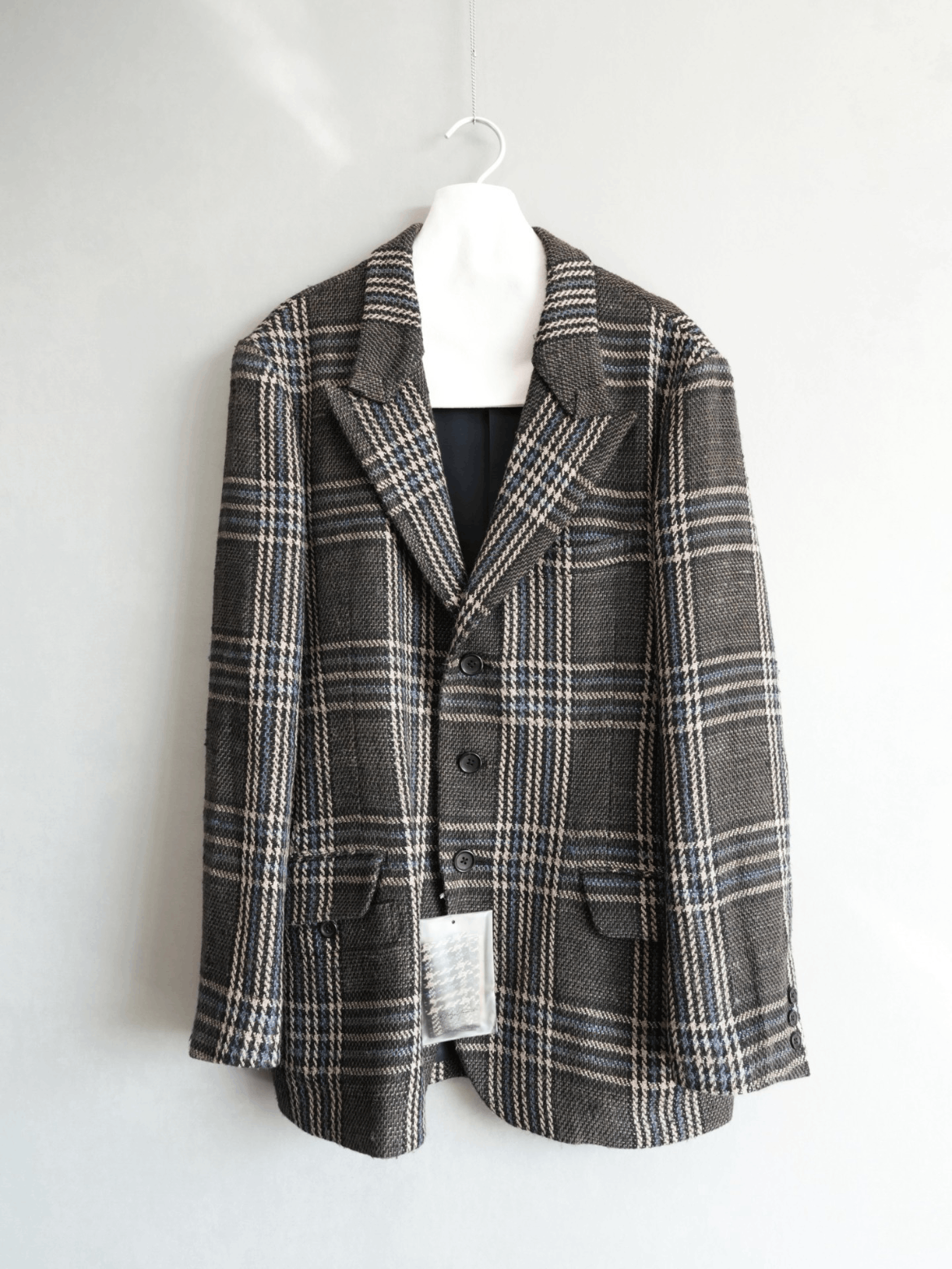 Y's × Yohji Yamamoto Sz 3 Yohji Yamamoto 23AW Plaid Pattern Jacket ...