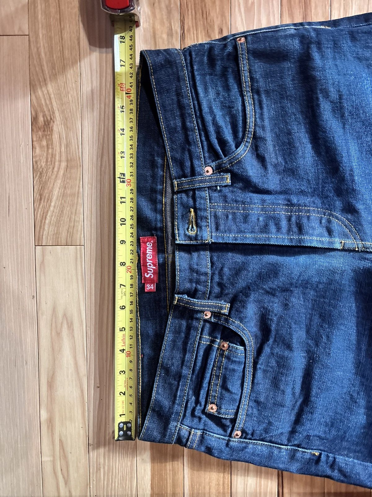 Supreme SUPREME CLASSIC 4-BUTTON DENIM Size US 34 / EU 50 - 6 Thumbnail