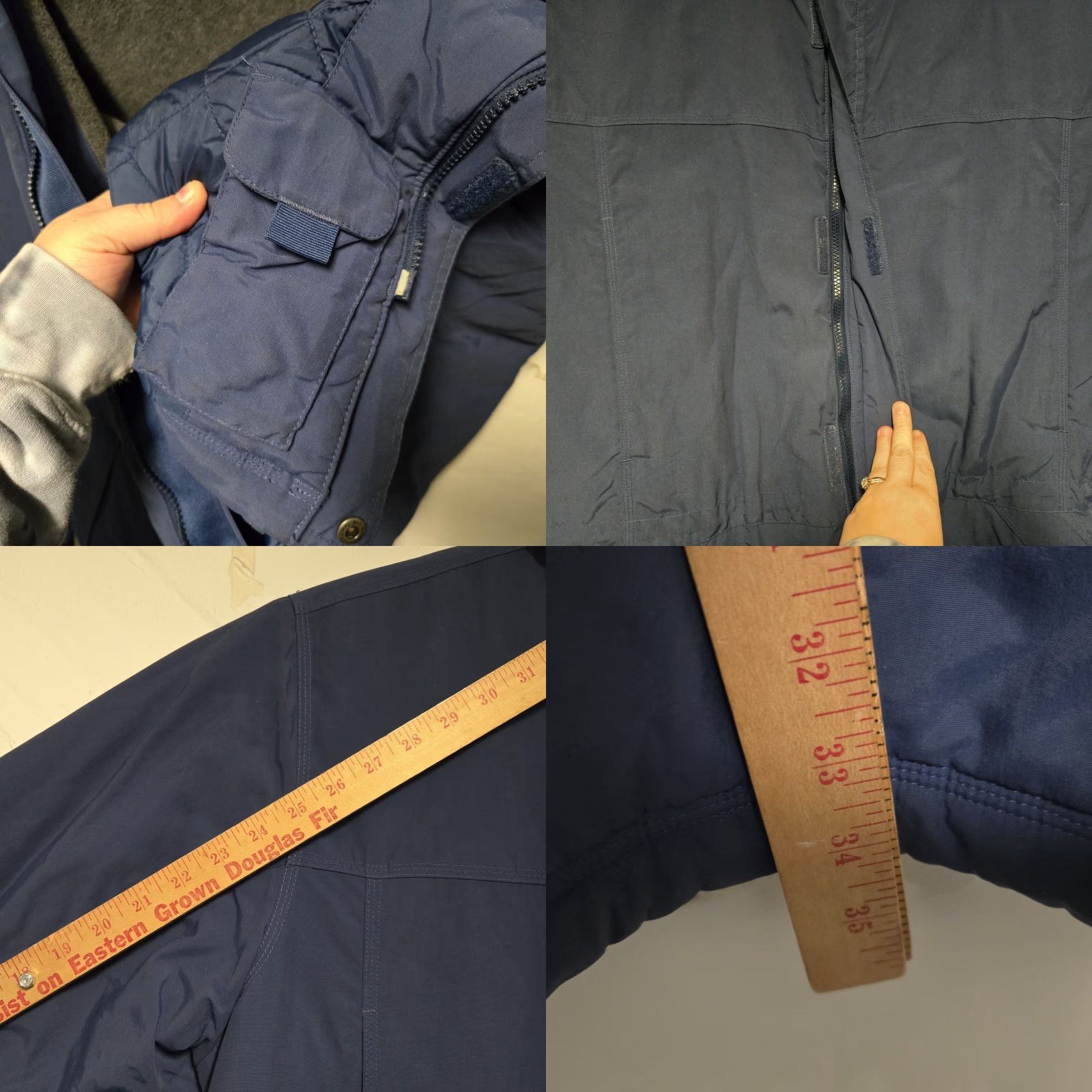 Vintage VINTAGE LL Bean Nylon Full Zip Jacket Blue Men XL Tall Parka Full Zip Thinsulate Polartec BDX Size US XL / EU 56 / 4 - 8 Thumbnail