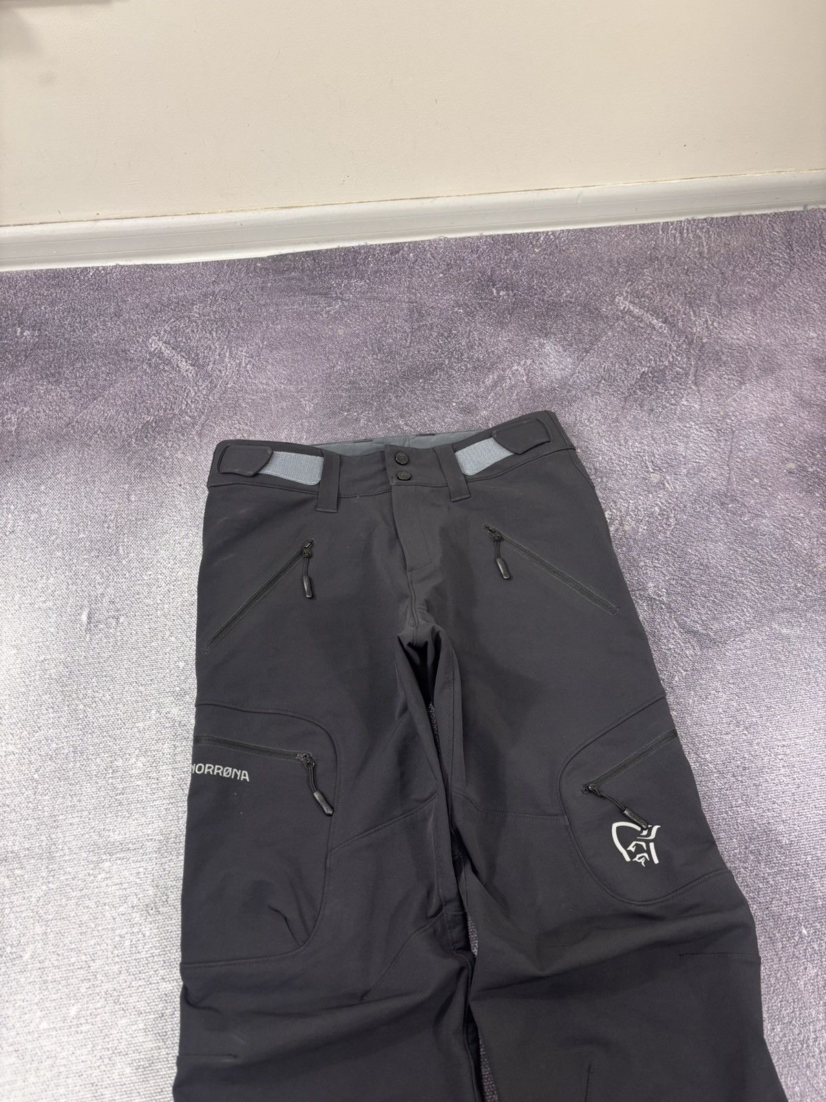 Norrona Norrona Men’s Svalbard Flex1 Caviar Black Outdoor Pants Size US 30 / EU 46 - 7 Thumbnail