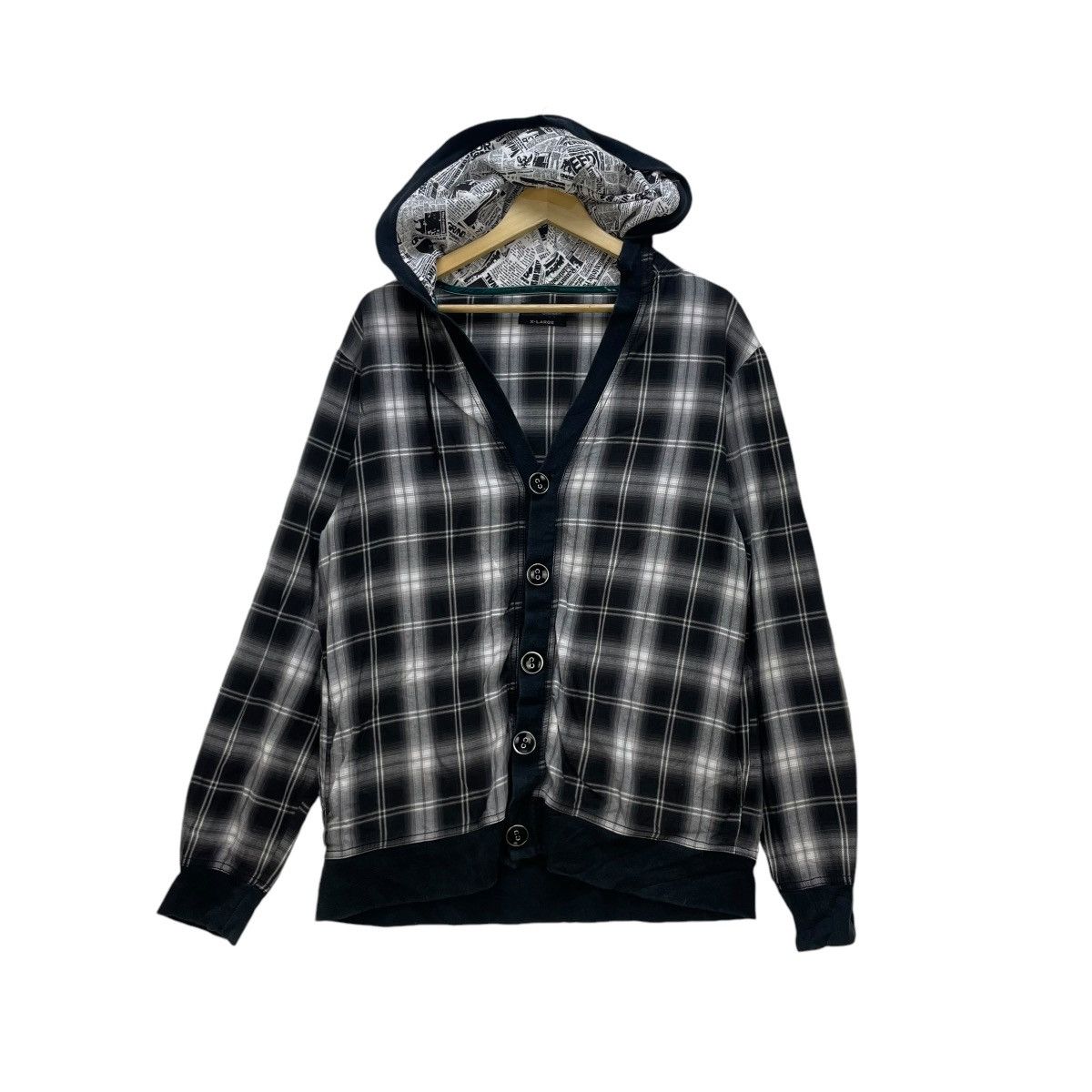 Japanese Brand × Le Grande Bleu (L.G.B.) Japanese Brand Grind Cardigan Hooded light Jacket Size US M / EU 48-50 / 2 - 1 Thumbnail
