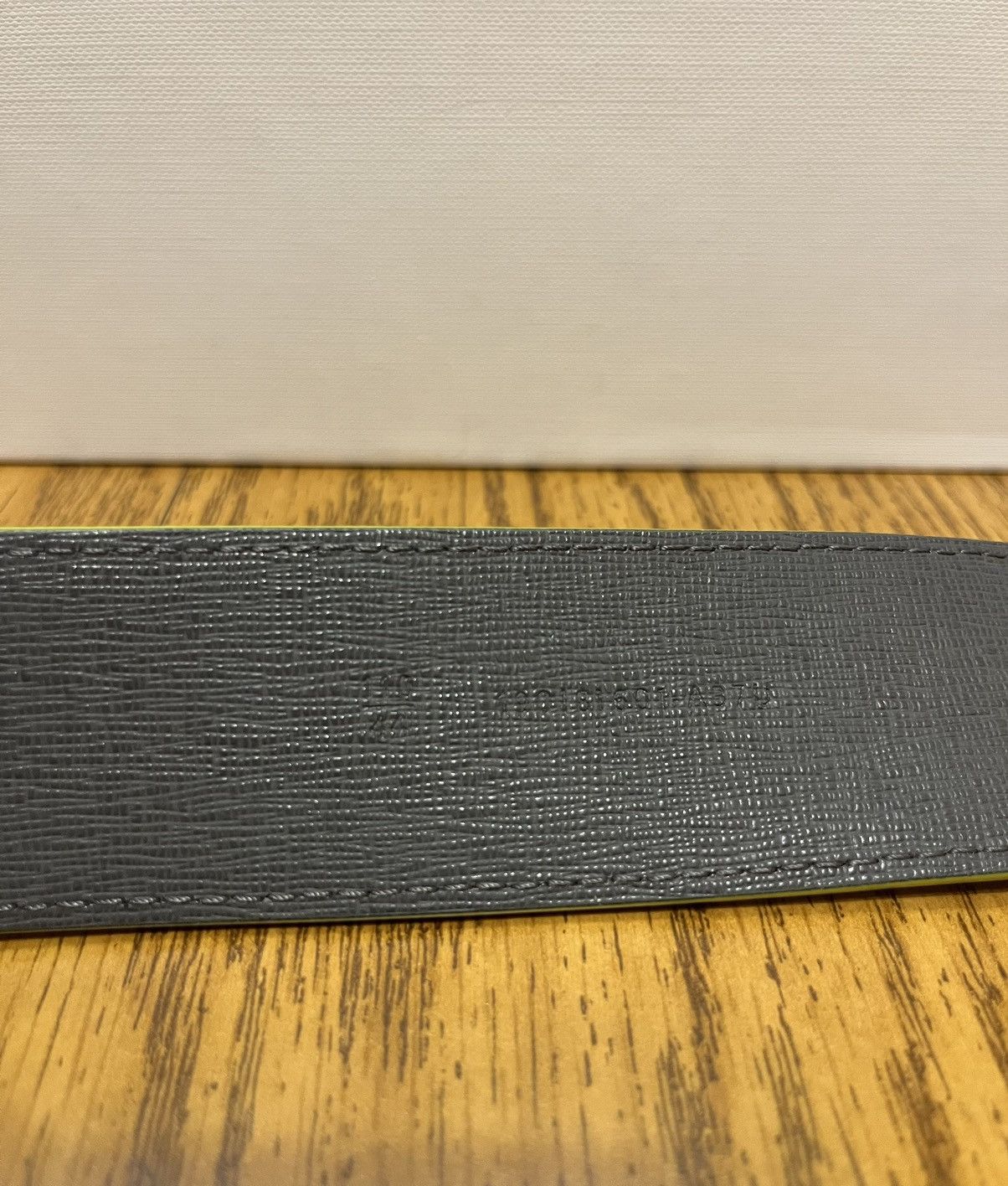 Fendi Fendi FF Logo Leather Belt Size 44 - 5 Thumbnail