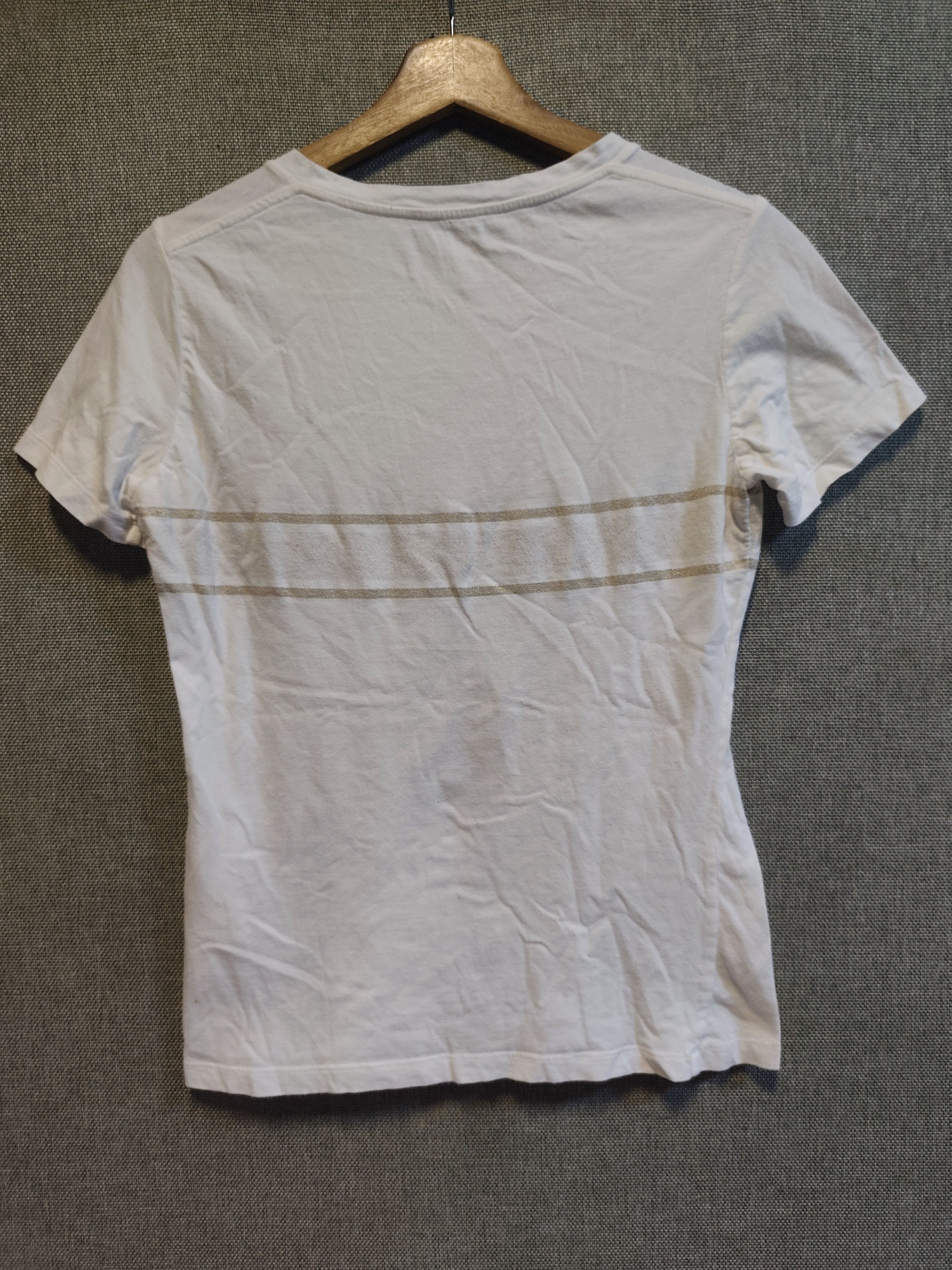 Dior Christian Dior Paris Butterfly Gold Glitter Spellout Tee Size S / US 4 / IT 40 - 2 Thumbnail