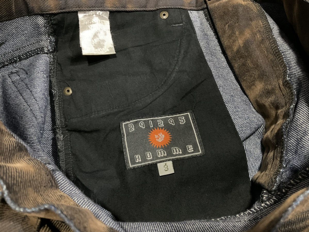 If Six Was Nine 🔥Y2K Archived 291295 Homme Rusty Coated Denim Acid Size US 32 / EU 48 - 11 Thumbnail