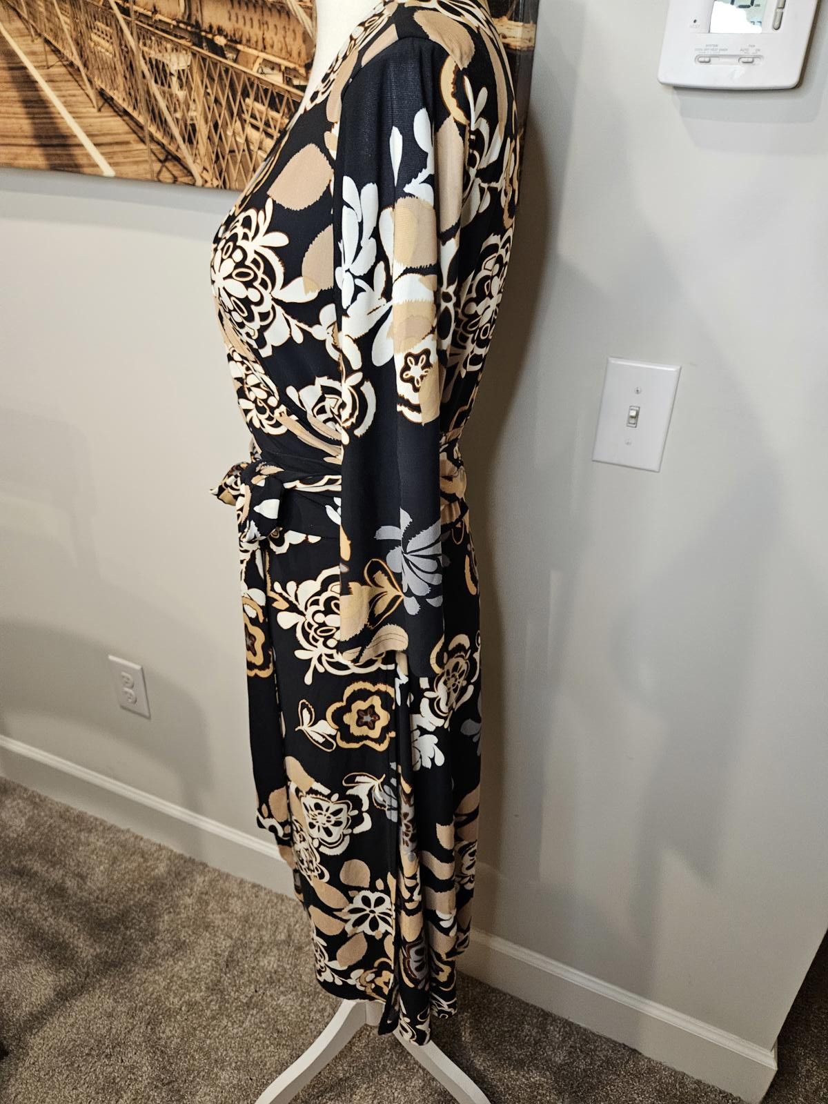 Jones New York Jones New York Floral Wrap Dress #374 Size M / US 6-8 / IT 42-44 - 2 Thumbnail
