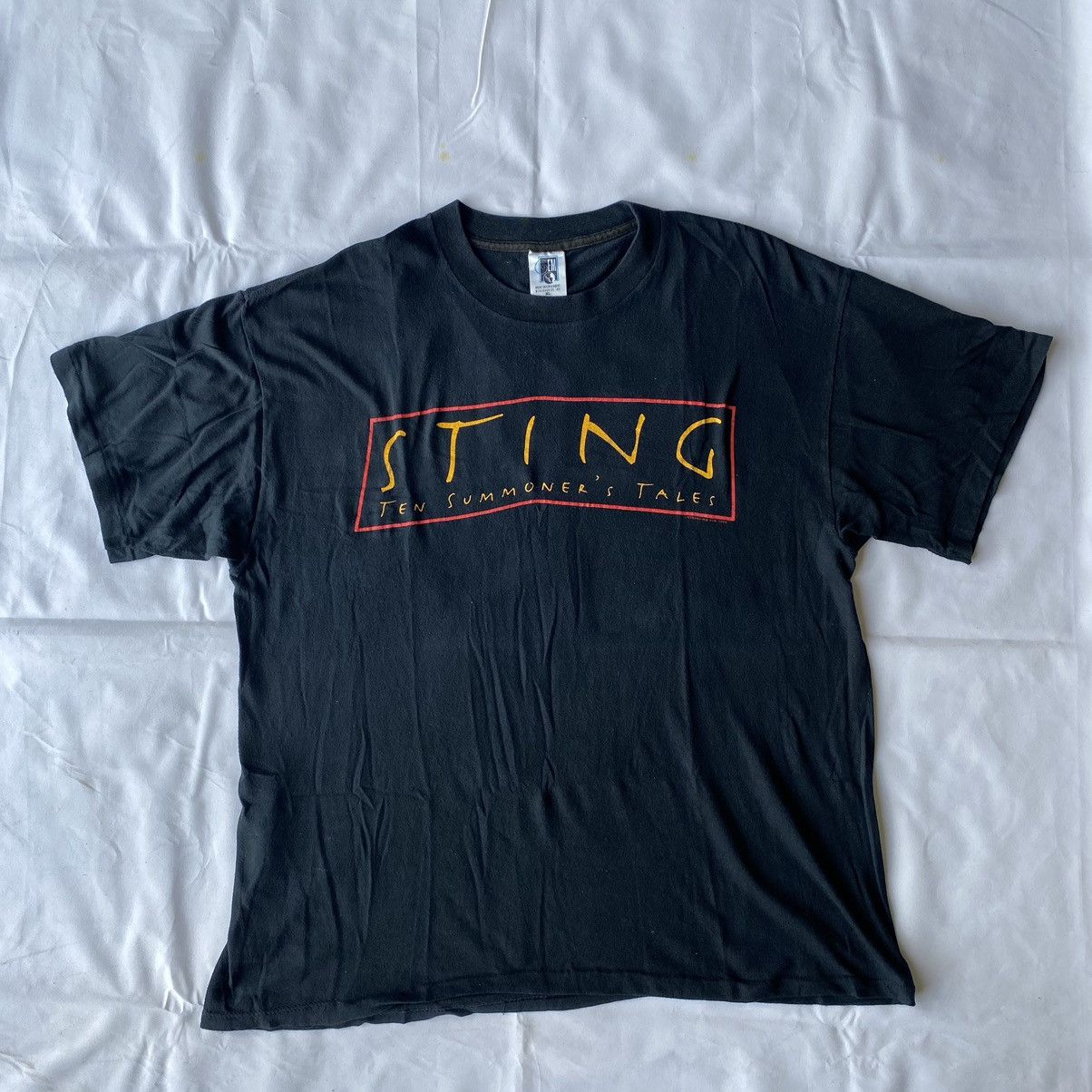 Band Tees × Vintage Vintage 90s Sting Ten Summoner’s Tales World Tour Tees Size US XL / EU 56 / 4 - 1 Thumbnail