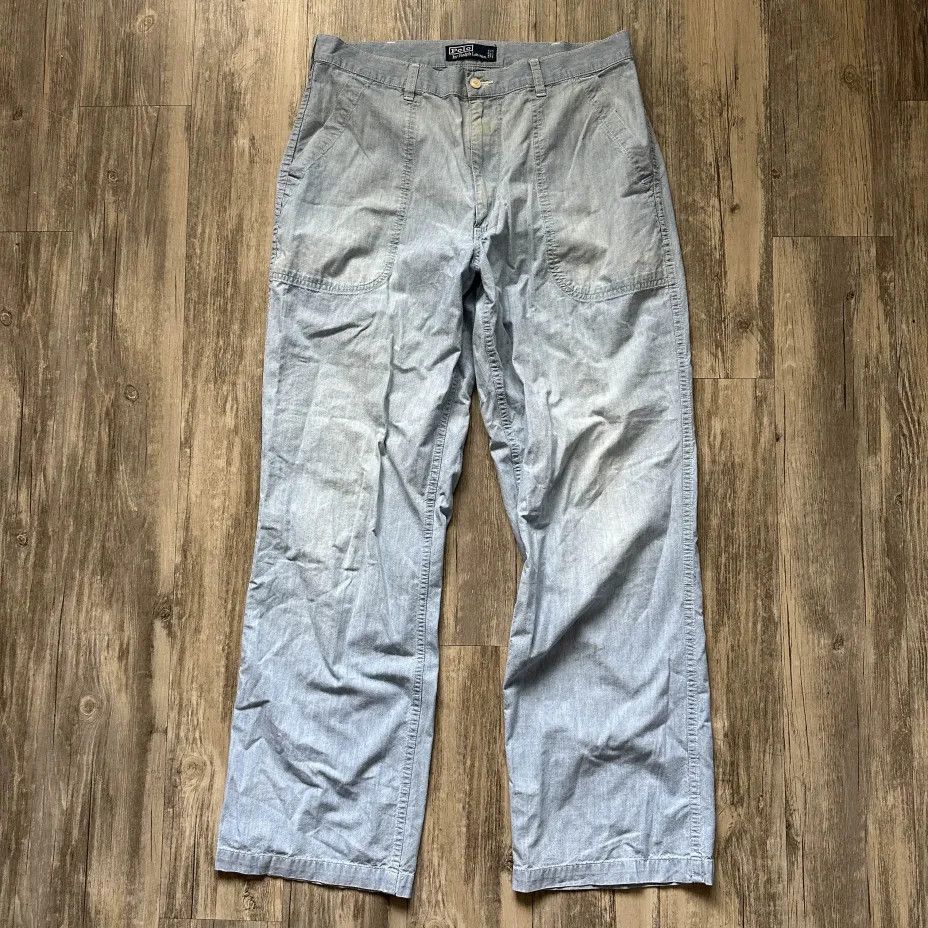 Polo Ralph Lauren Vintage Polo Ralph Lauren HBT Pants Size 34X32 Size US 34 / EU 50 - 1 Thumbnail