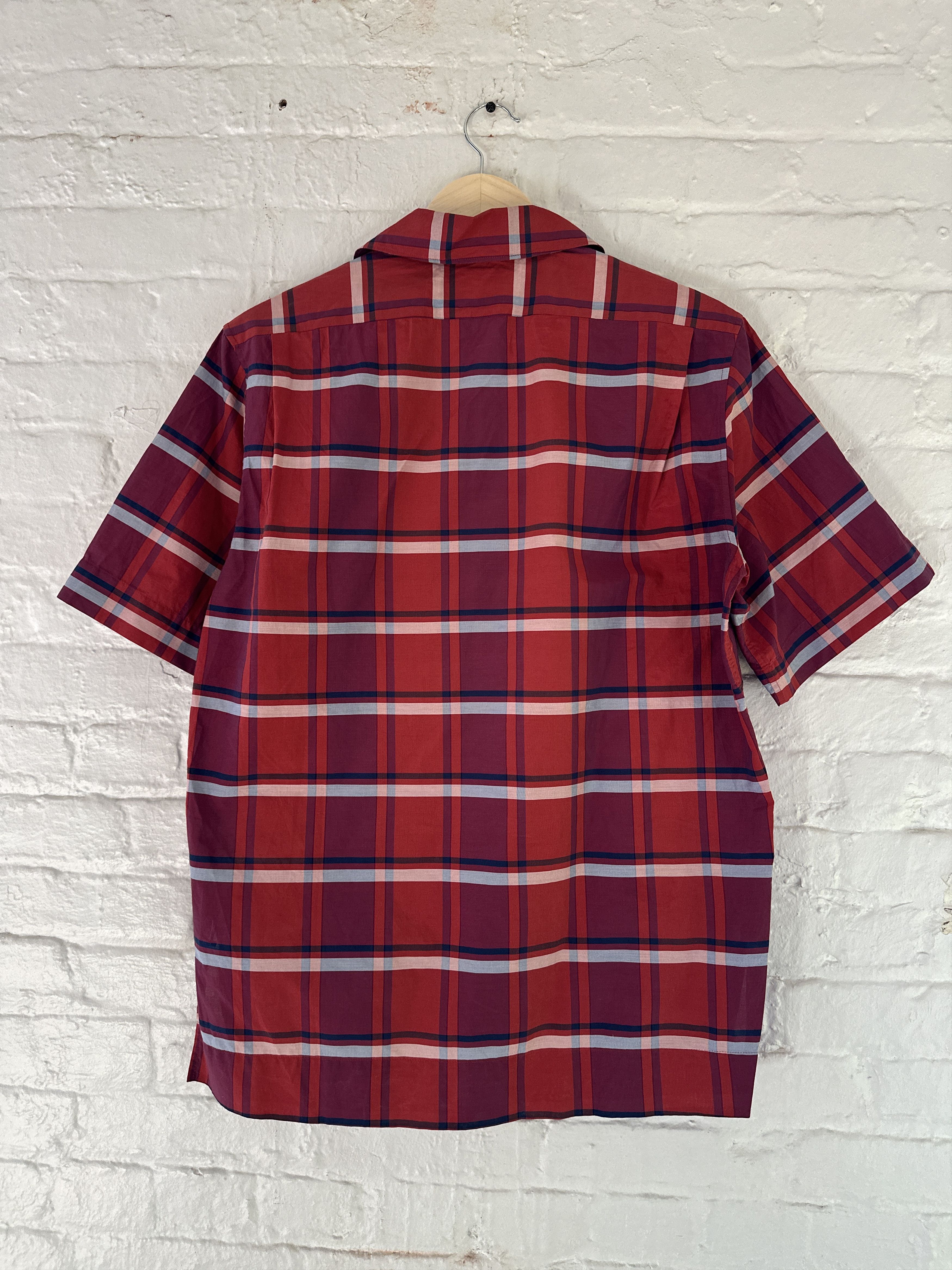 Acne Studios Acne Studios Elms Check Camp Collar Shirt Size US S / EU 44-46 / 1 - 5 Thumbnail