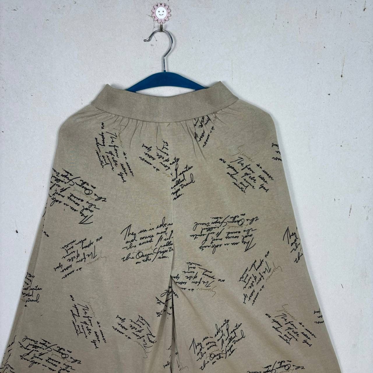 Lancel VTG Lancel Paris Script Print Wide Leg Pants Culottes Size US 28 / EU 44 - 4 Thumbnail