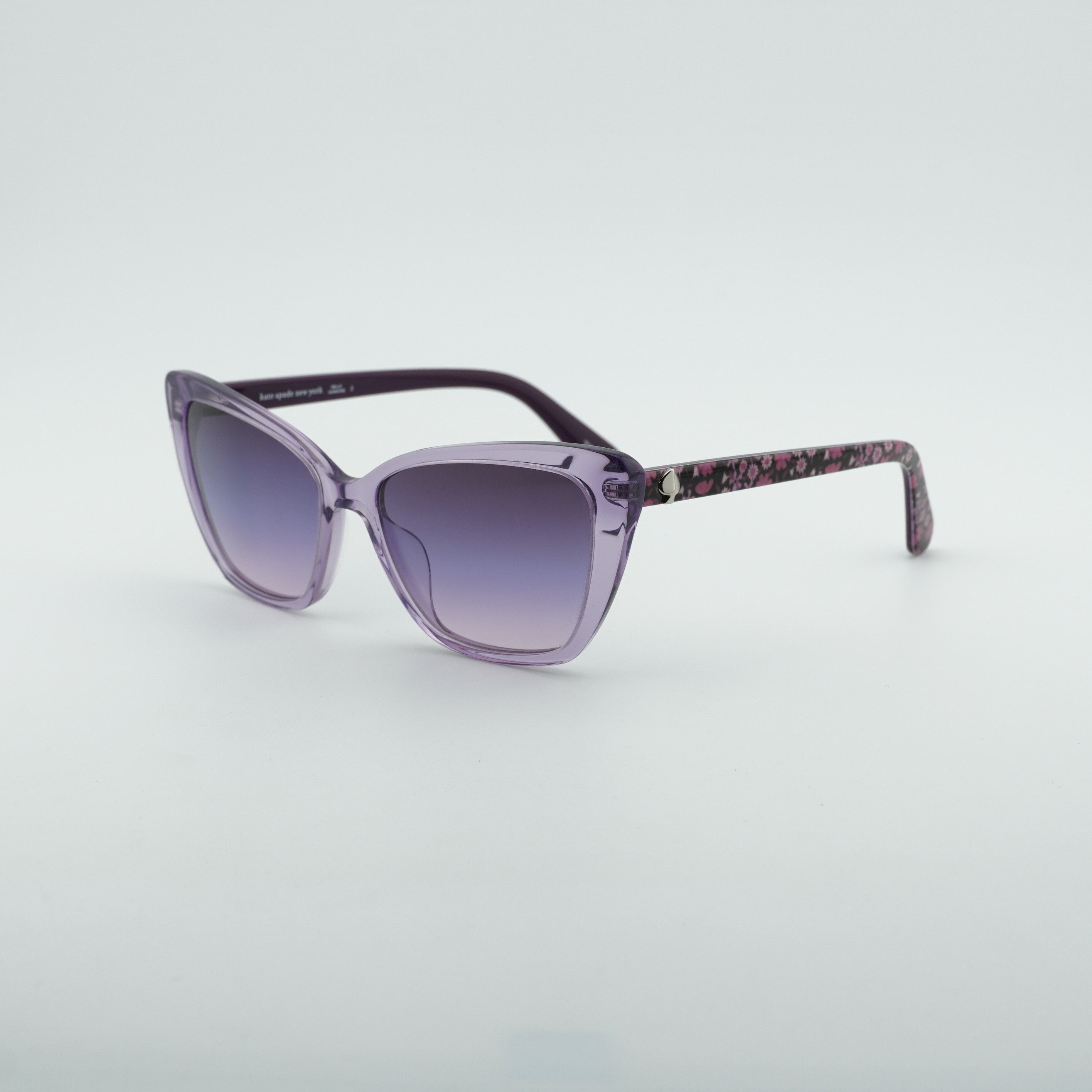 Kate Spade Kate Spade LUCCA/G/S 0789 I4 Sunglasses Lilac Cat Eye Frame Size ONE SIZE - 1 Thumbnail