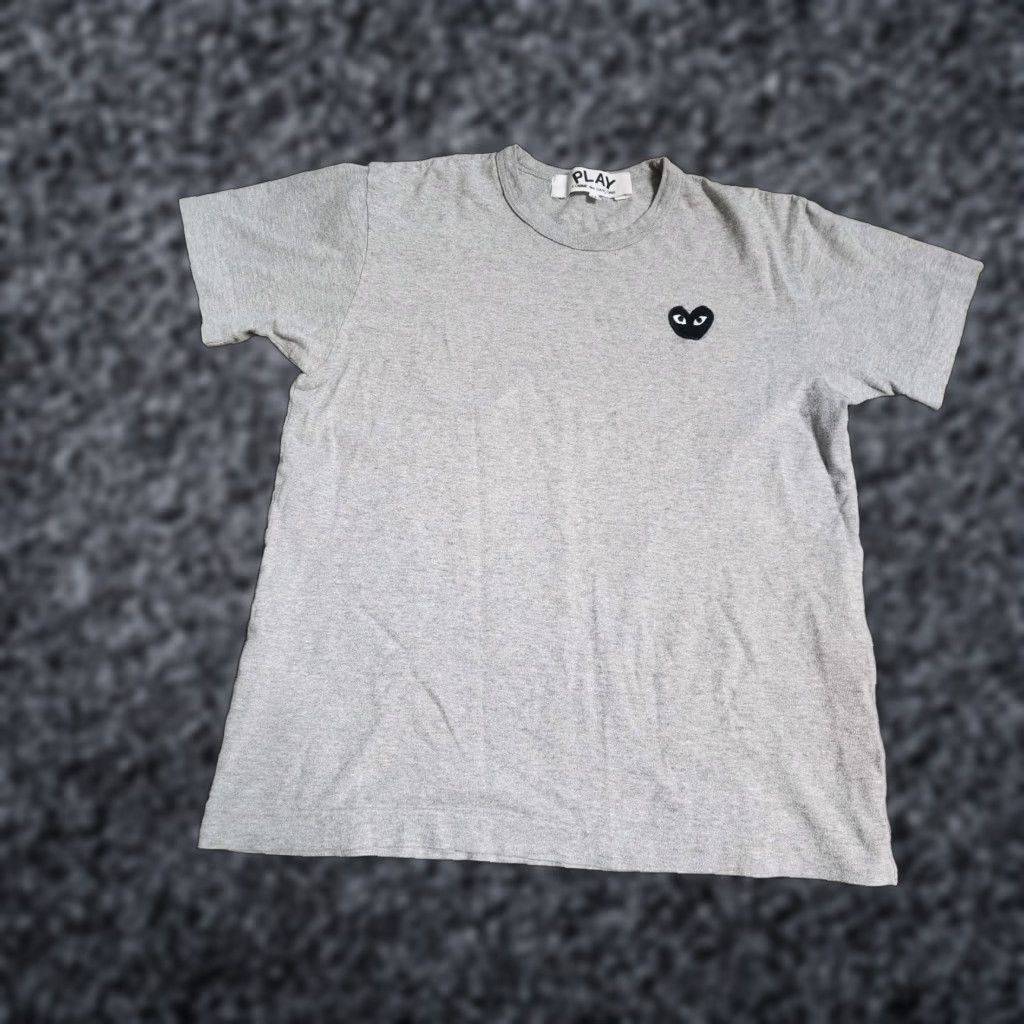 Comme des Garcons Girl White T-Shirt With Black Floral