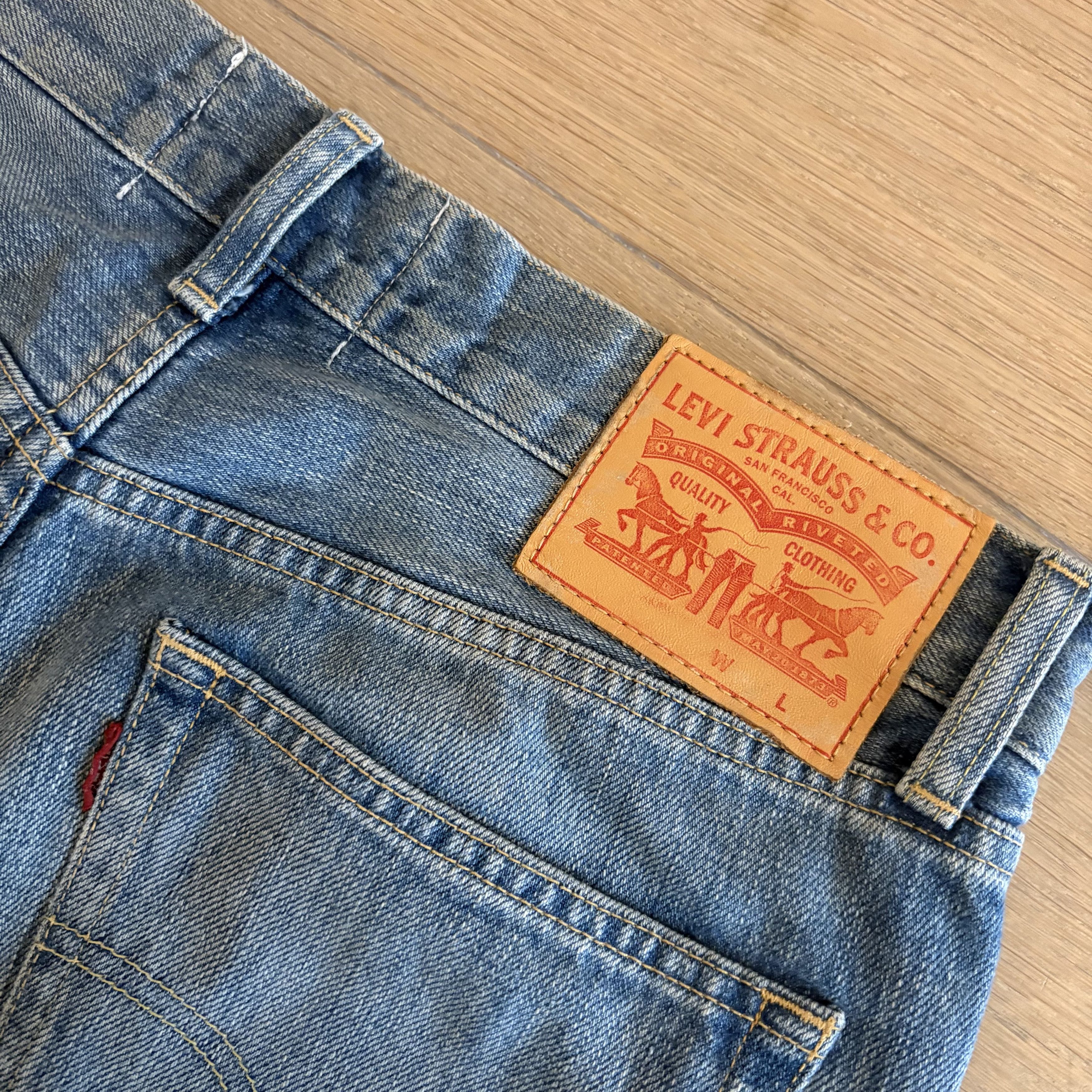 Junya Watanabe × Levi's Light wash baggy relaxed straight jean Size US 32 / EU 48 - 3 Thumbnail