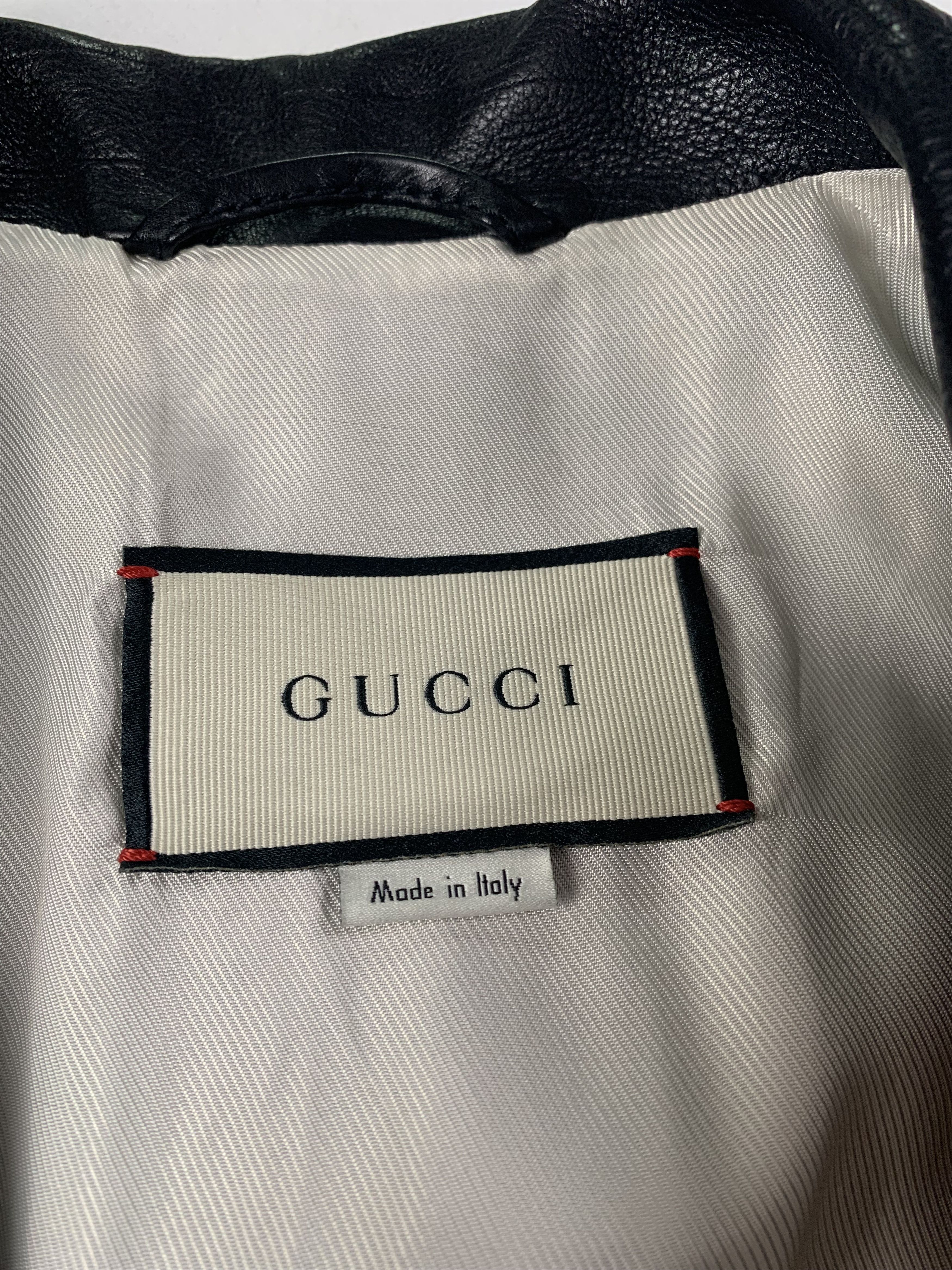 Gucci Gucci Leather Jacket Size US L / EU 52-54 / 3 - 7 Thumbnail