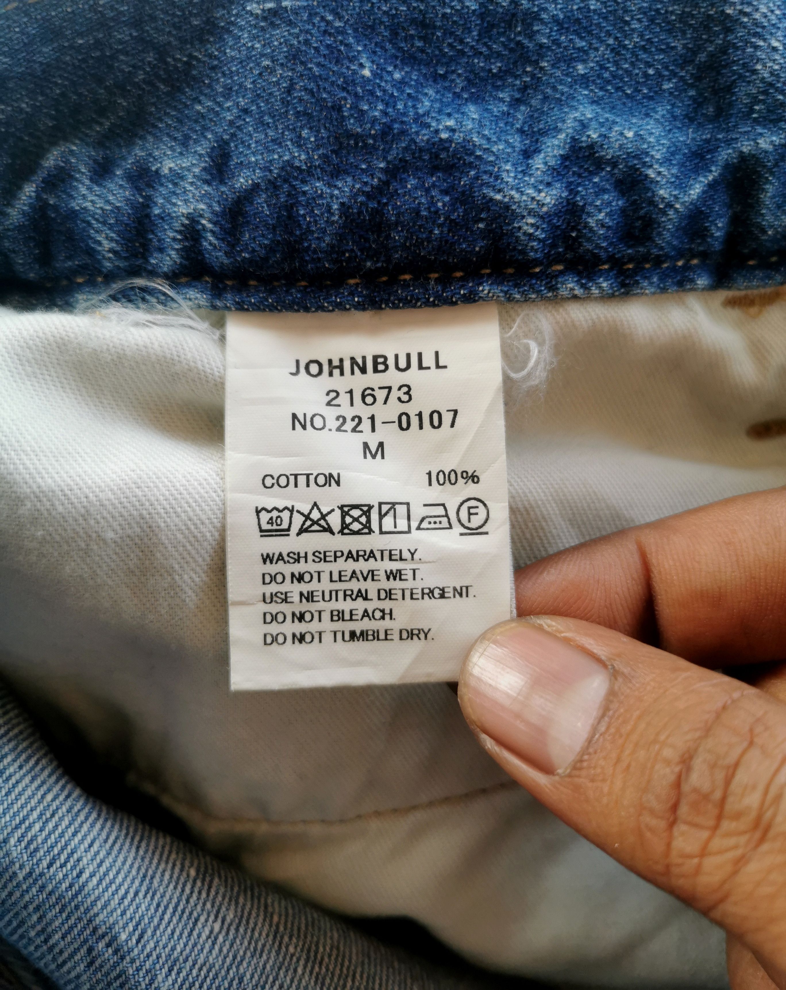 Johnbull Johnbull Selvedge Boro Jeans 30x27 Size US 30 / EU 46 - 11 Thumbnail