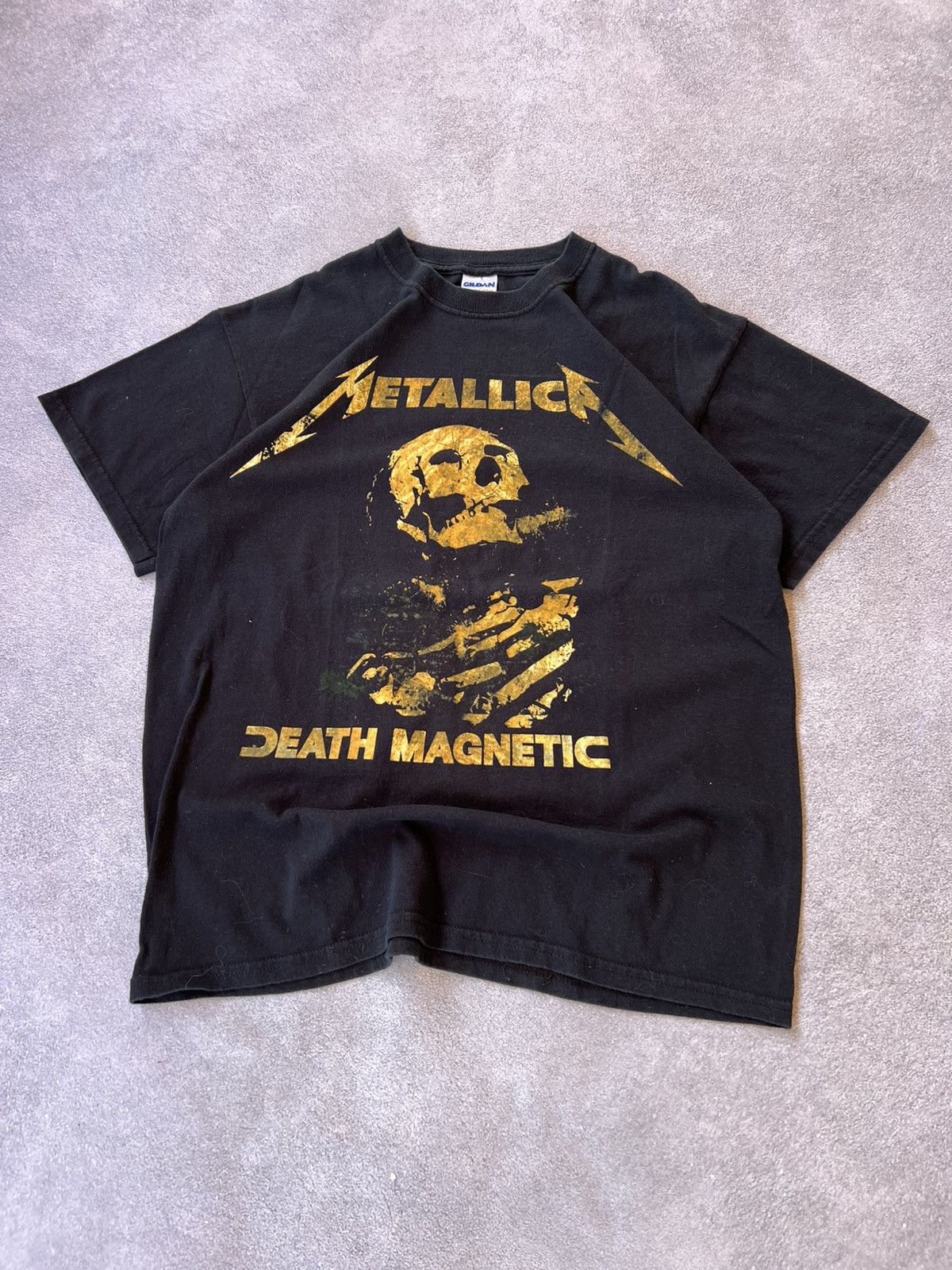 Band Tees Metallica “Death Magnetic” 2008 Tour Merch Tee Shirt Size US M / EU 48-50 / 2 - 4 Thumbnail