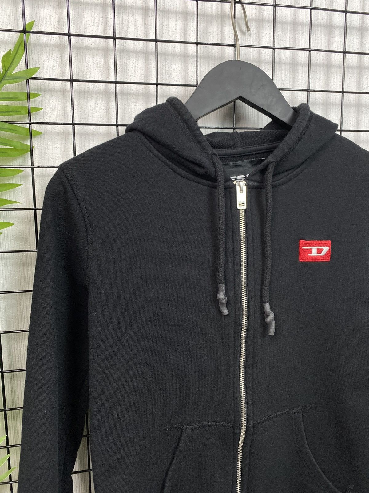 Diesel × Other DIESEL Logo “D” women hoodie S Size Black loungewear Size S / US 4 / IT 40 - 3 Thumbnail