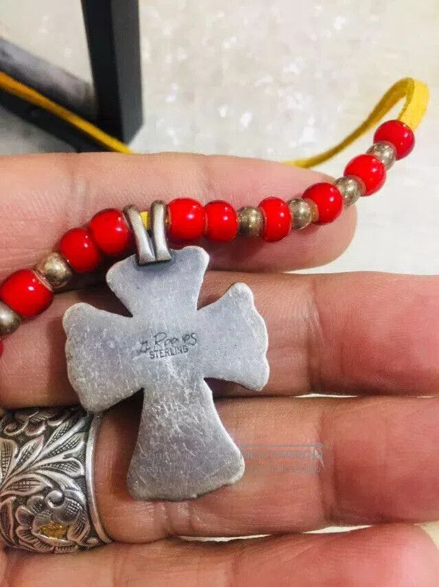Japanese Brand Navajo Gary Reeves Cross Pendant. Size ONE SIZE - 2 Thumbnail