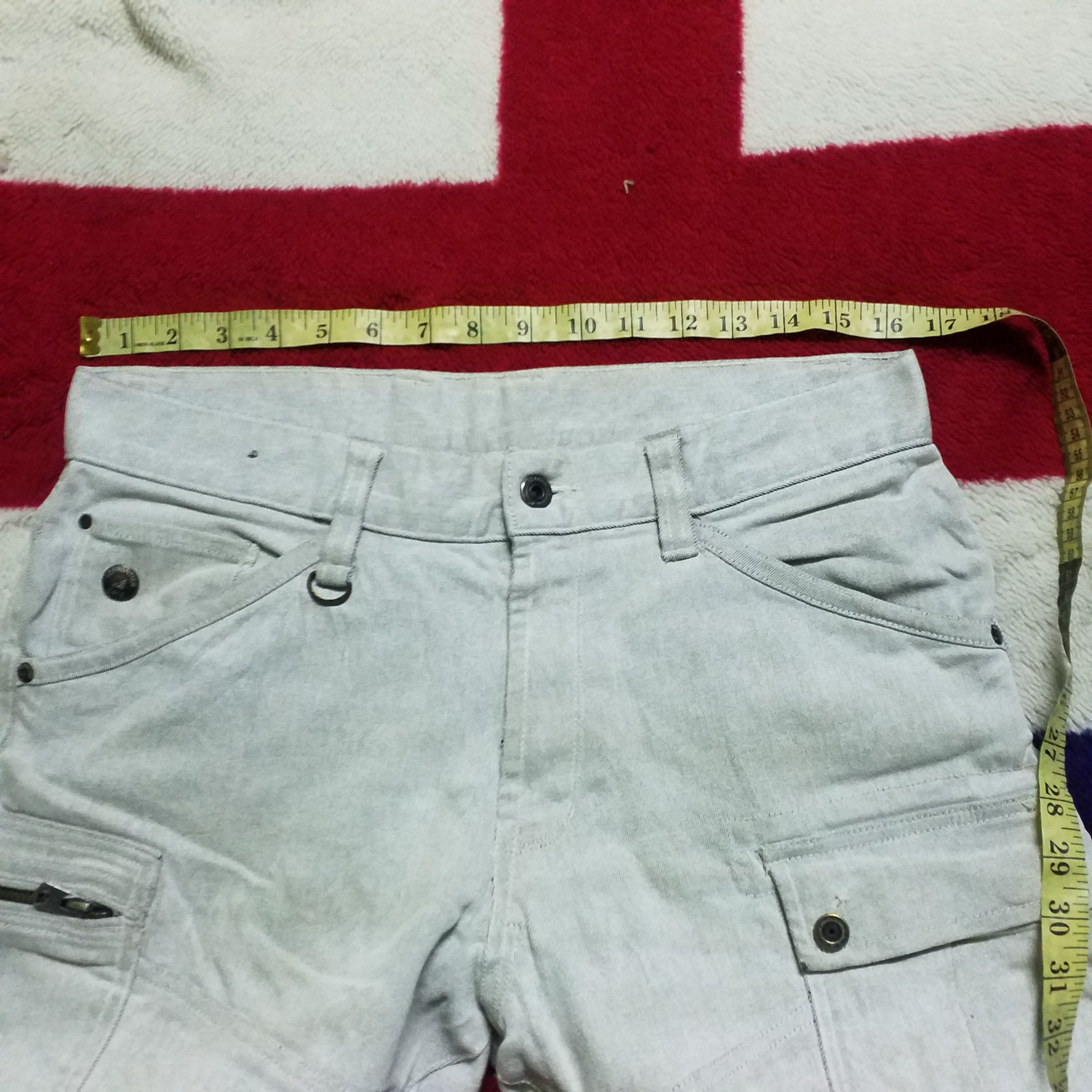 Japanese Brand ELASTIC JEANS CARGO Size US 33 - 5 Thumbnail