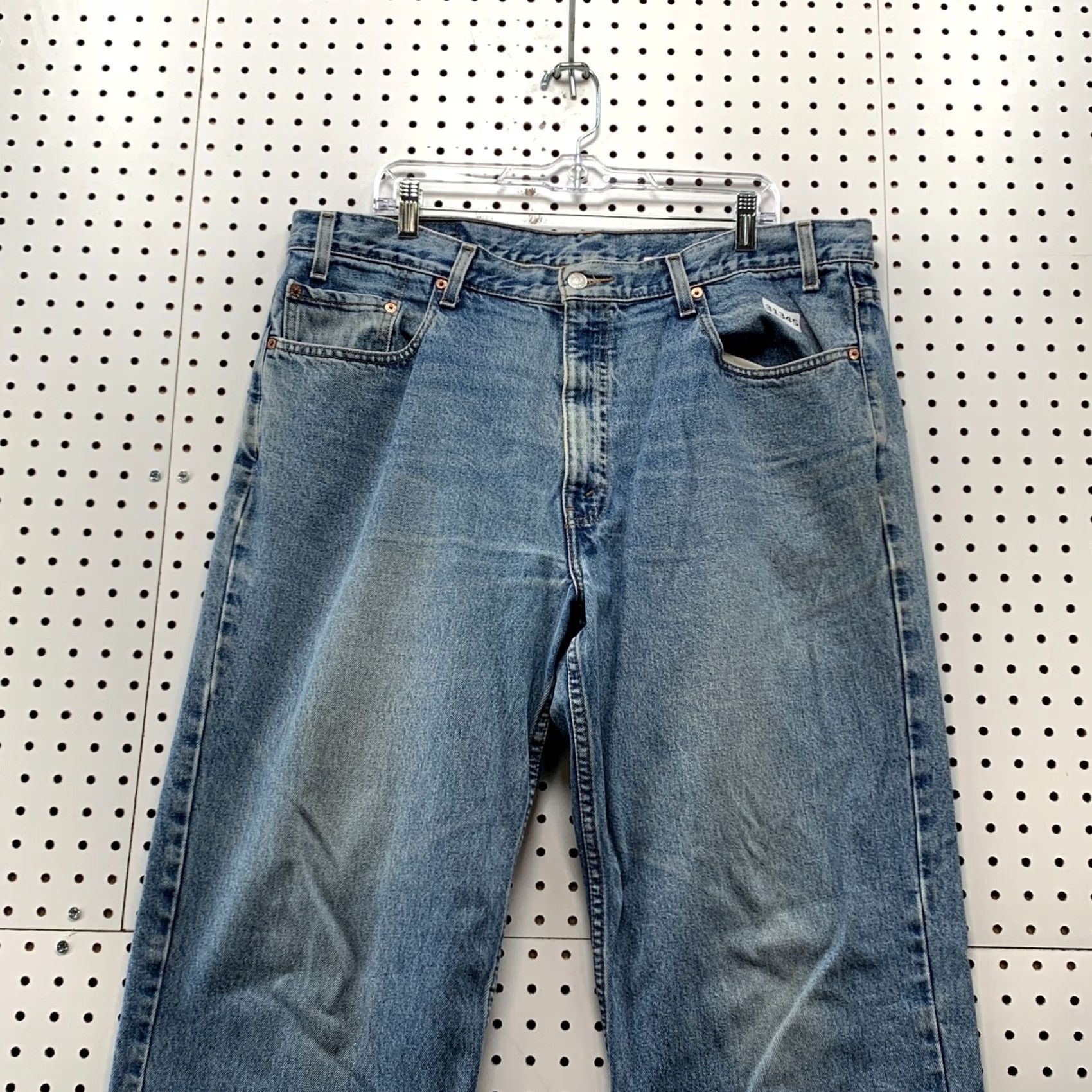 Levi's VINTAGE Levi's 550 Denim Blue Jeans Mens 40x31 Relaxed Straight Jeans Size US 40 / EU 56 - 3 Thumbnail
