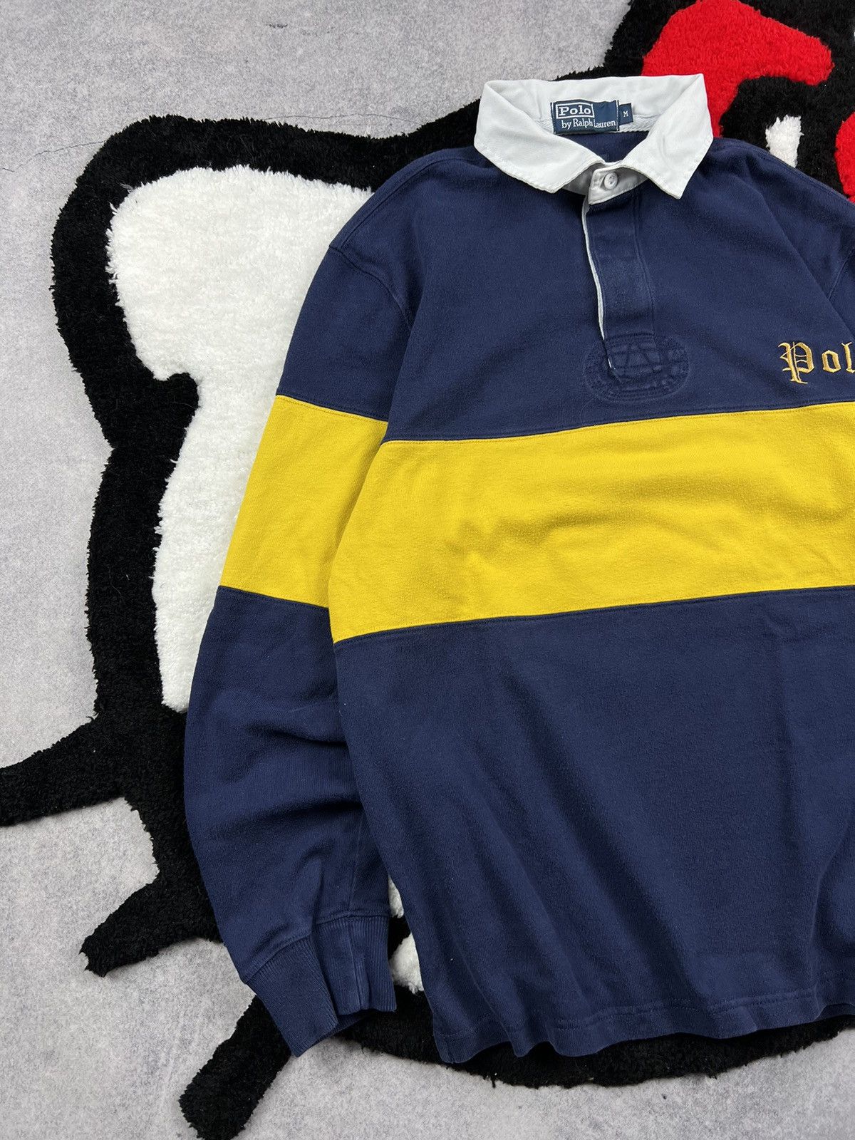 Ralph Lauren Vintage Polo Ralph Lauren #6 Rugby Team Y2K Long Sleeve Size US M / EU 48-50 / 2 - 2 Thumbnail