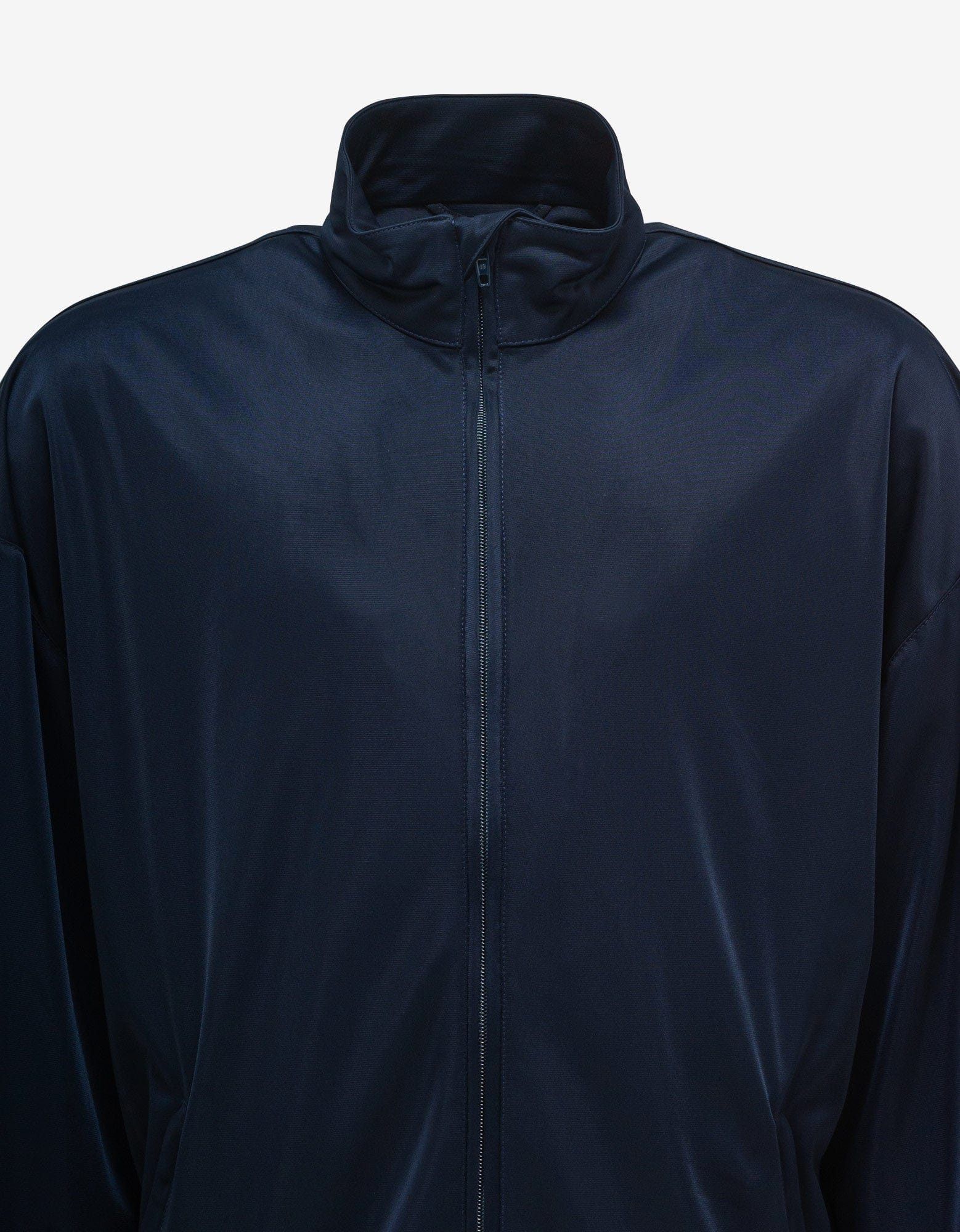 Balenciaga Balenciaga Navy Blue High Sheen Oversized Tracksuit Jacket Size US S / EU 44-46 / 1 - 7 Thumbnail
