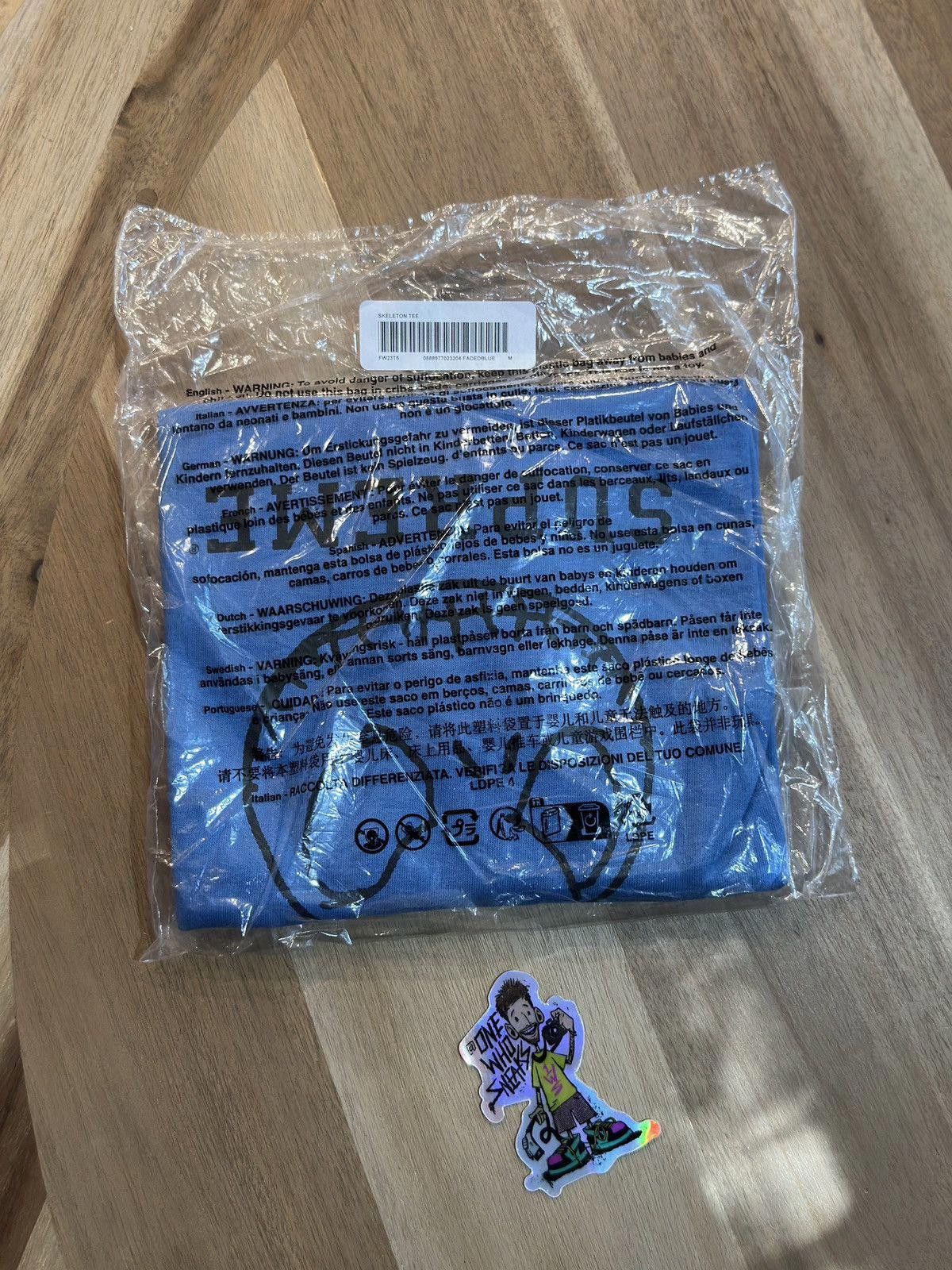 Supreme Supreme Skeleton Tee Size Medium Size US M / EU 48-50 / 2 - 3 Thumbnail